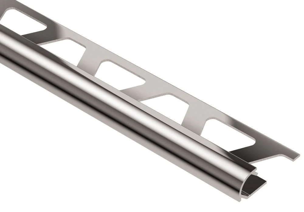 Rondec Bullnose Trim Alum Polished Chrome Anodized 1/2 in RO125ACG