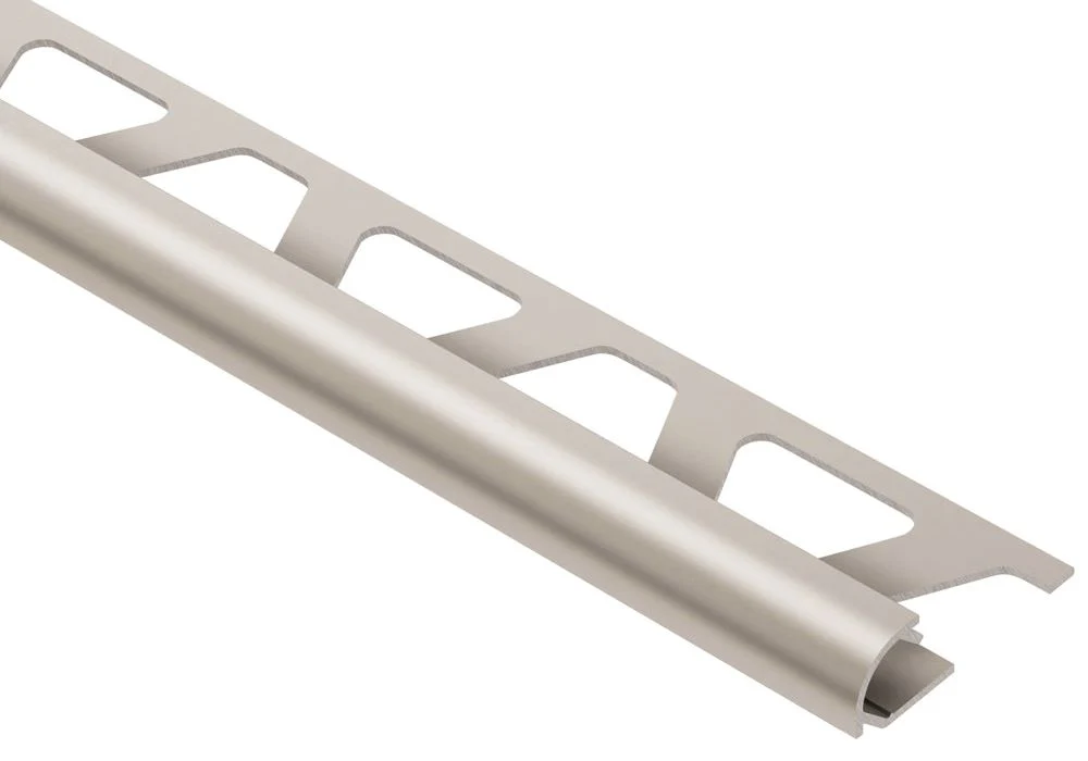 Rondec Bullnose Trim Alum Satin Nickel Anodized 3/8 in RO100AT
