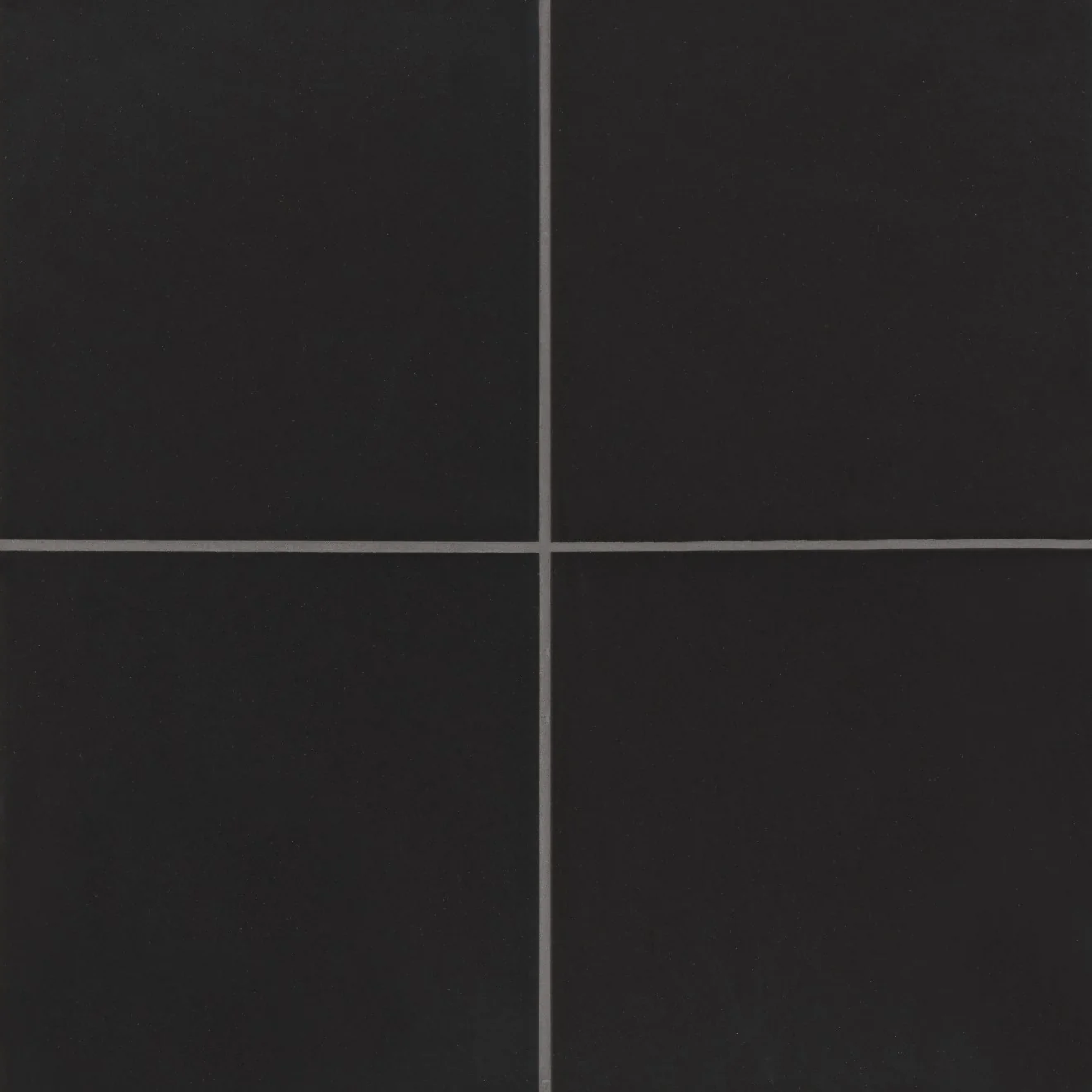 Rothko Glazed Ceramic Field Tile 9X9 Black Matte