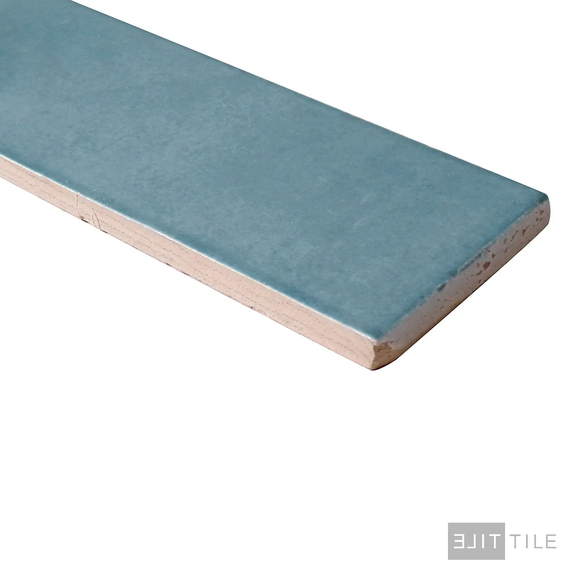 Safi Ceramic Field Tile 2X6 Aqua Glossy - Image 3