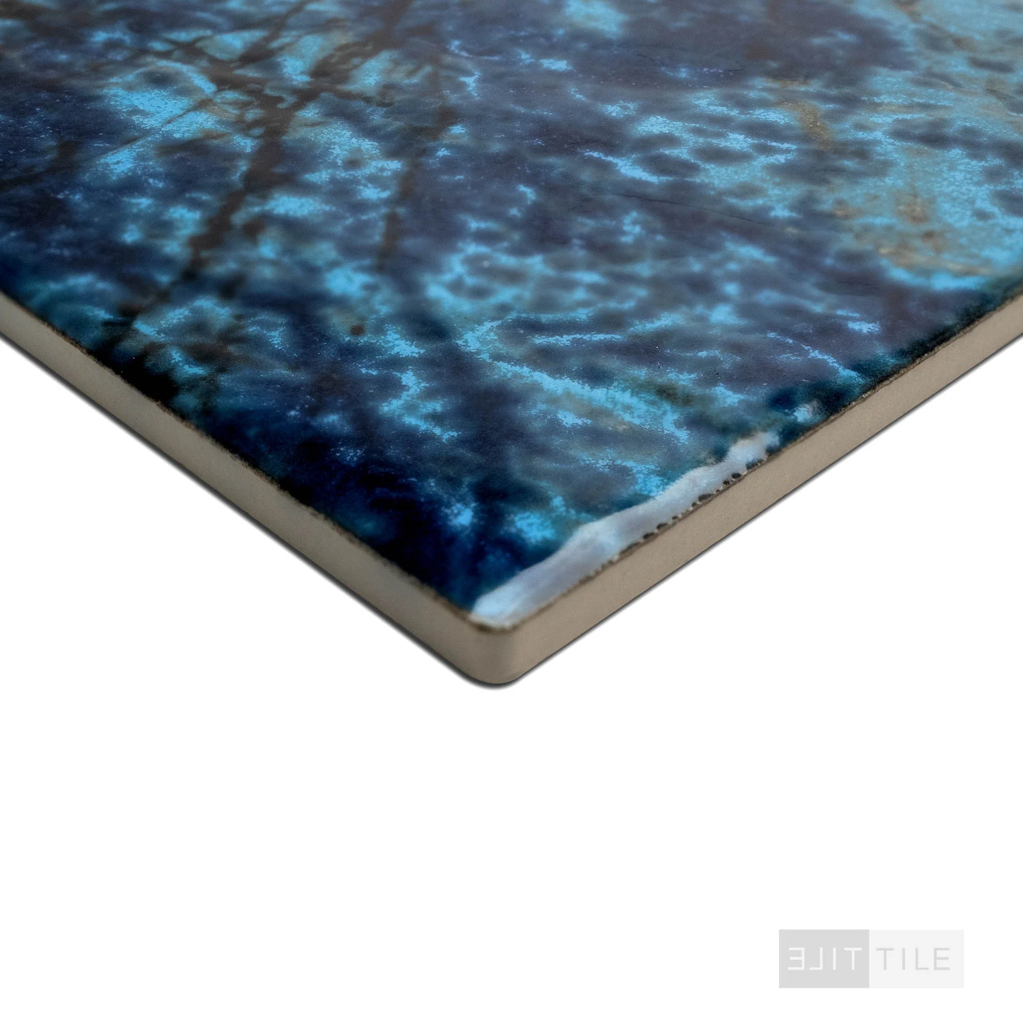 Saga 6X6 Cyan Blue Semi Gloss - Image 3
