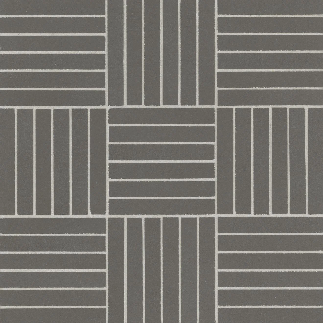 Sahara 5/8X4 Crosshatch Mosaic Matte 11.75X11.75 Dark