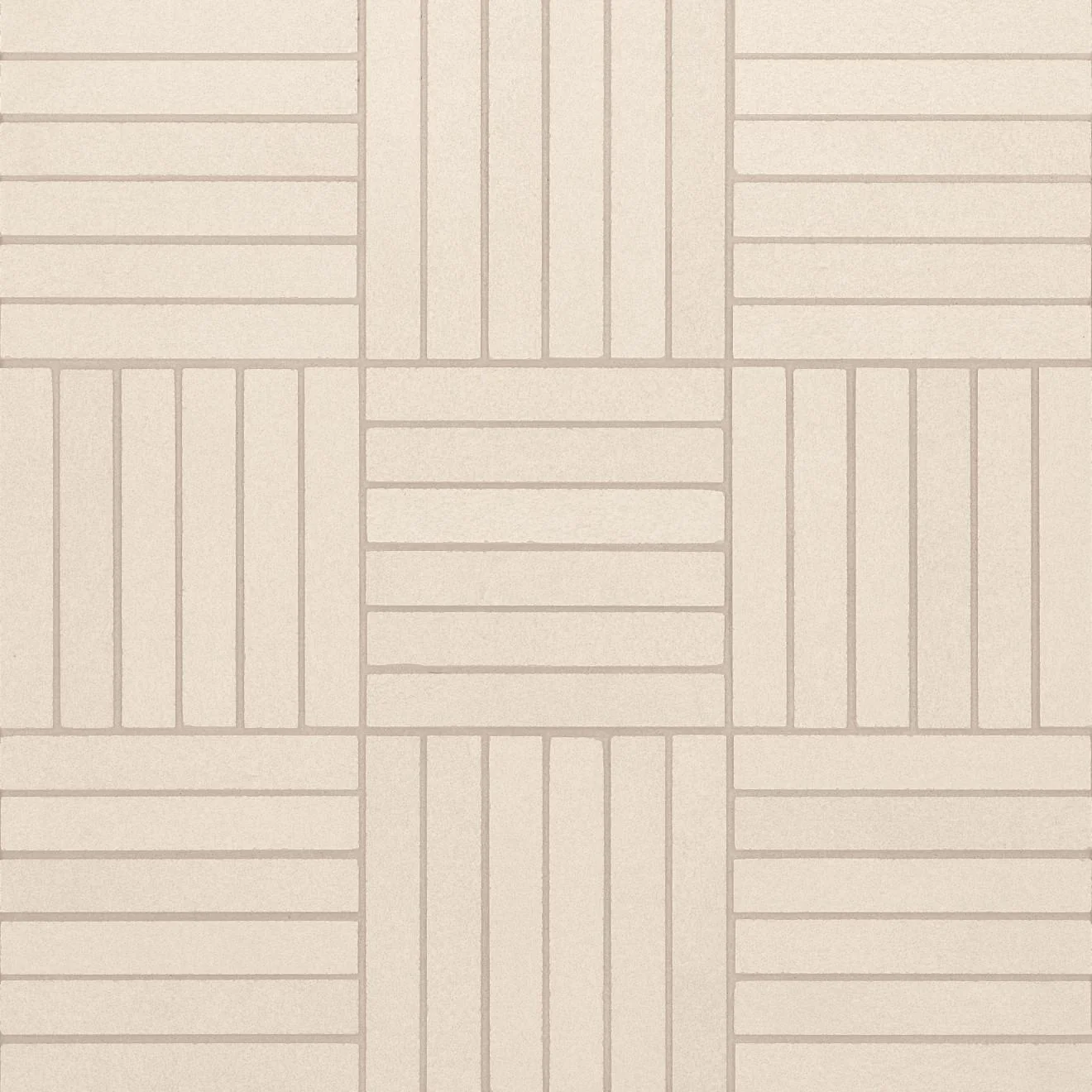 Sahara 5/8X4 Crosshatch Mosaic Matte 11.75X11.75 White