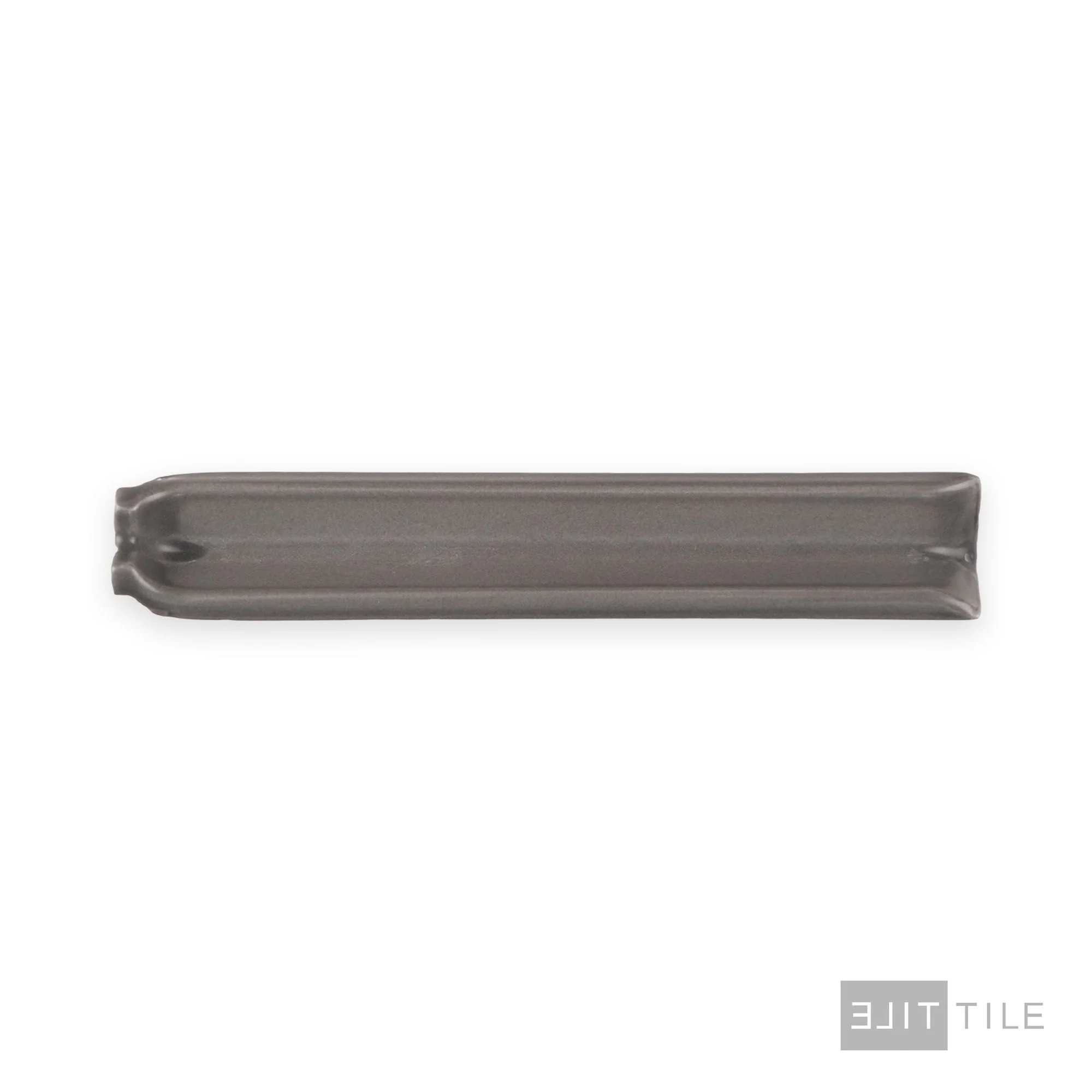 Sanitary Cove Base Inside Corner 1X6 Dark Gray Matte