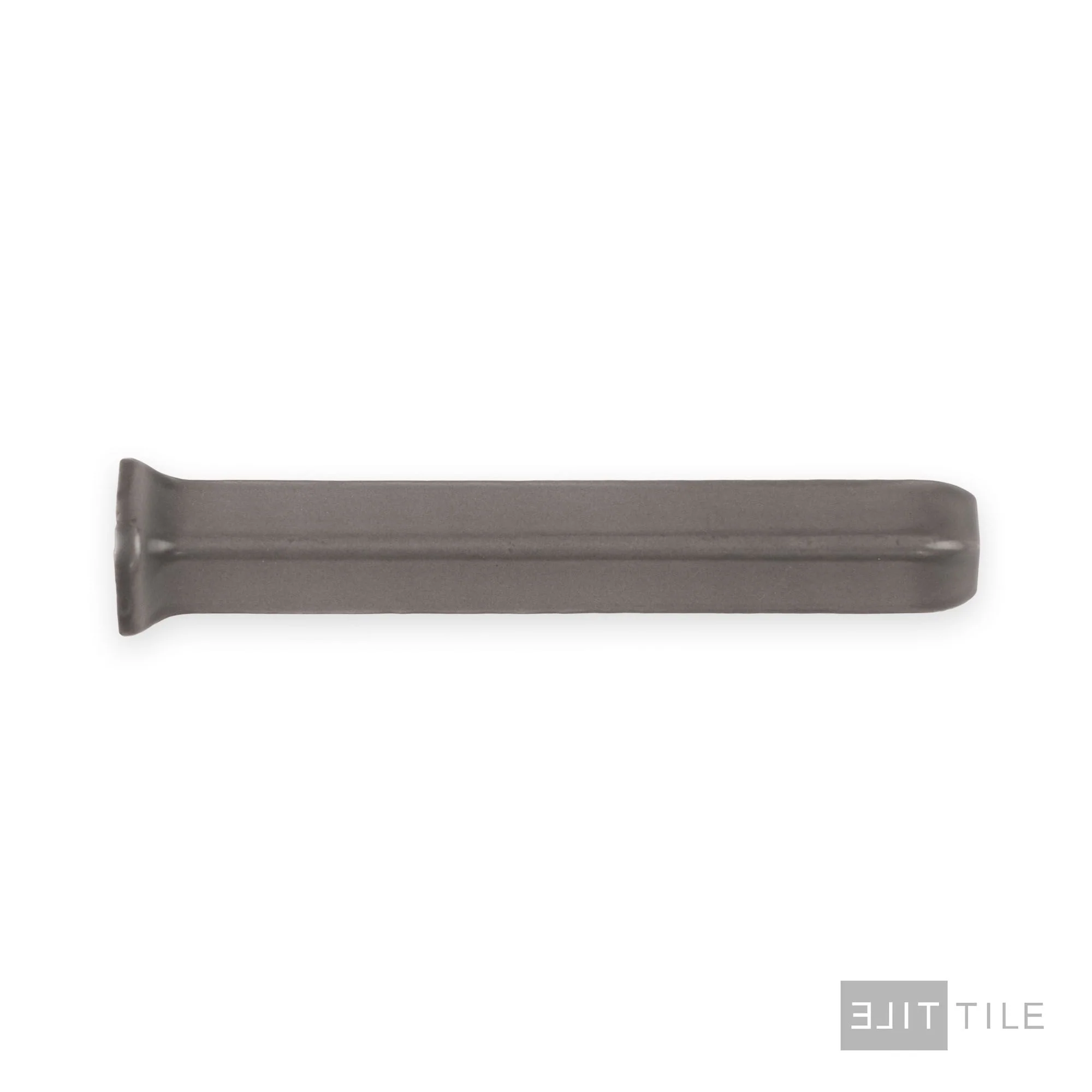 Sanitary Cove Base Outside Corner 1X6 Dark Gray Matte
