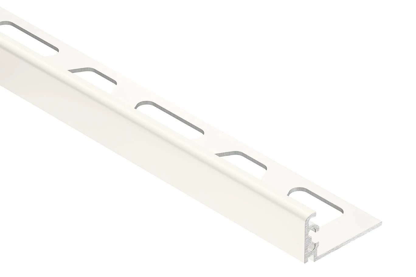 Schiene Jolly Edge Trim Alum Bright White 1/2 in A125BW