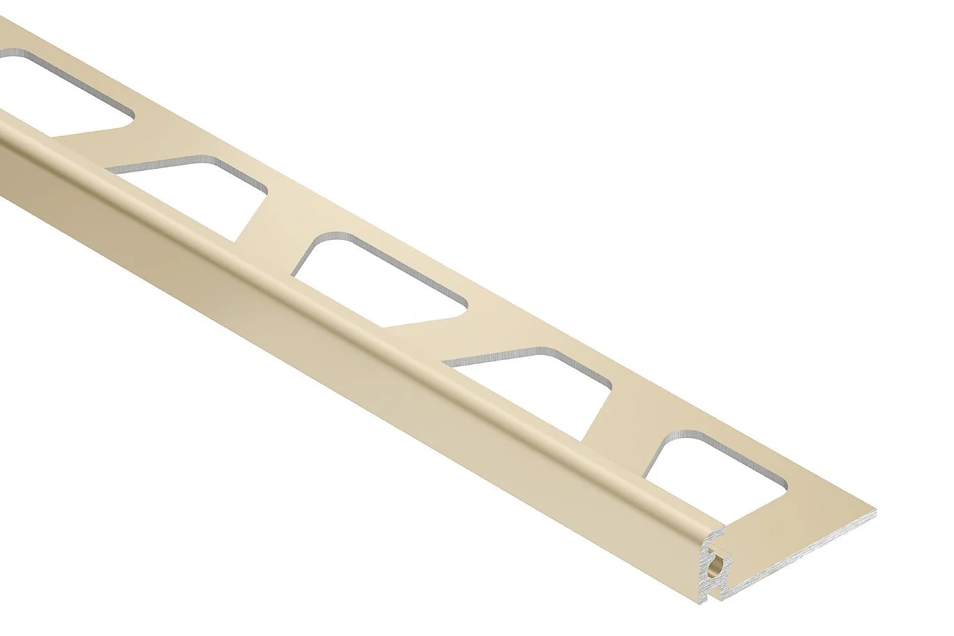 Schiene Jolly Edge Trim Alum Sand Pebble 3/8 in A100SP