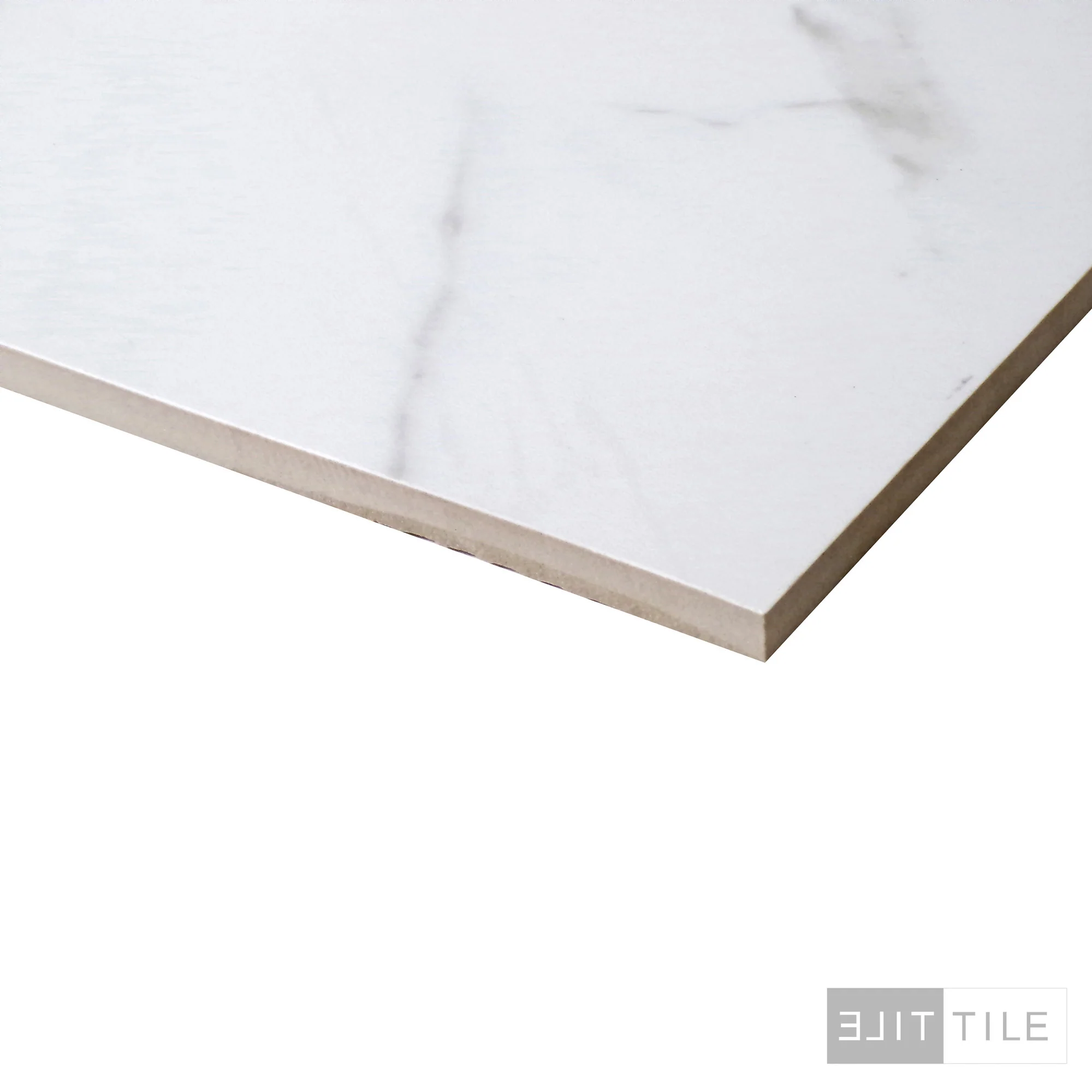 Select White Carrara Porcelain Tile 24X24 Carrara Polished - Image 3