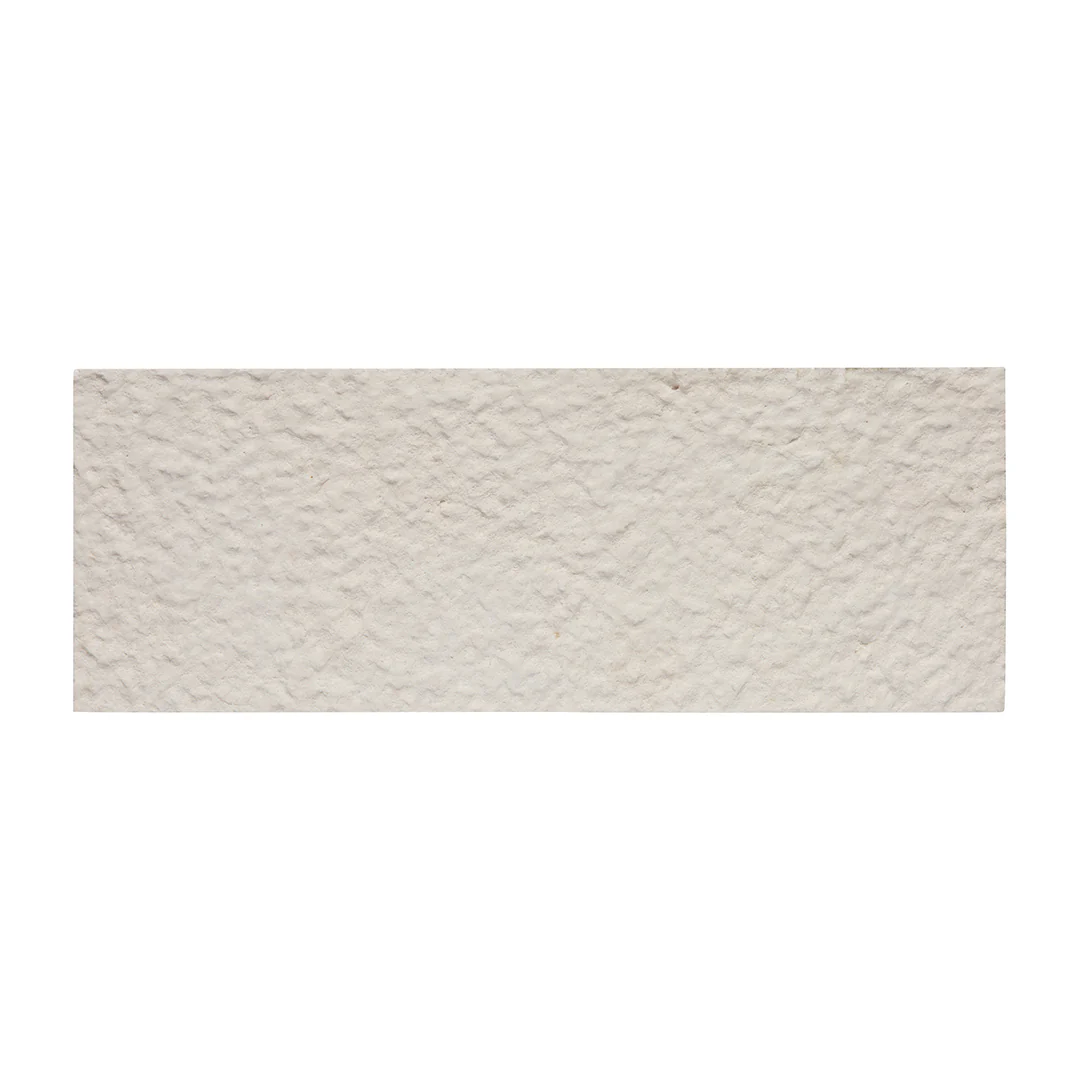 Shift Hammer Rectangle Mosaic 3X8 Cream Textured - Image 2