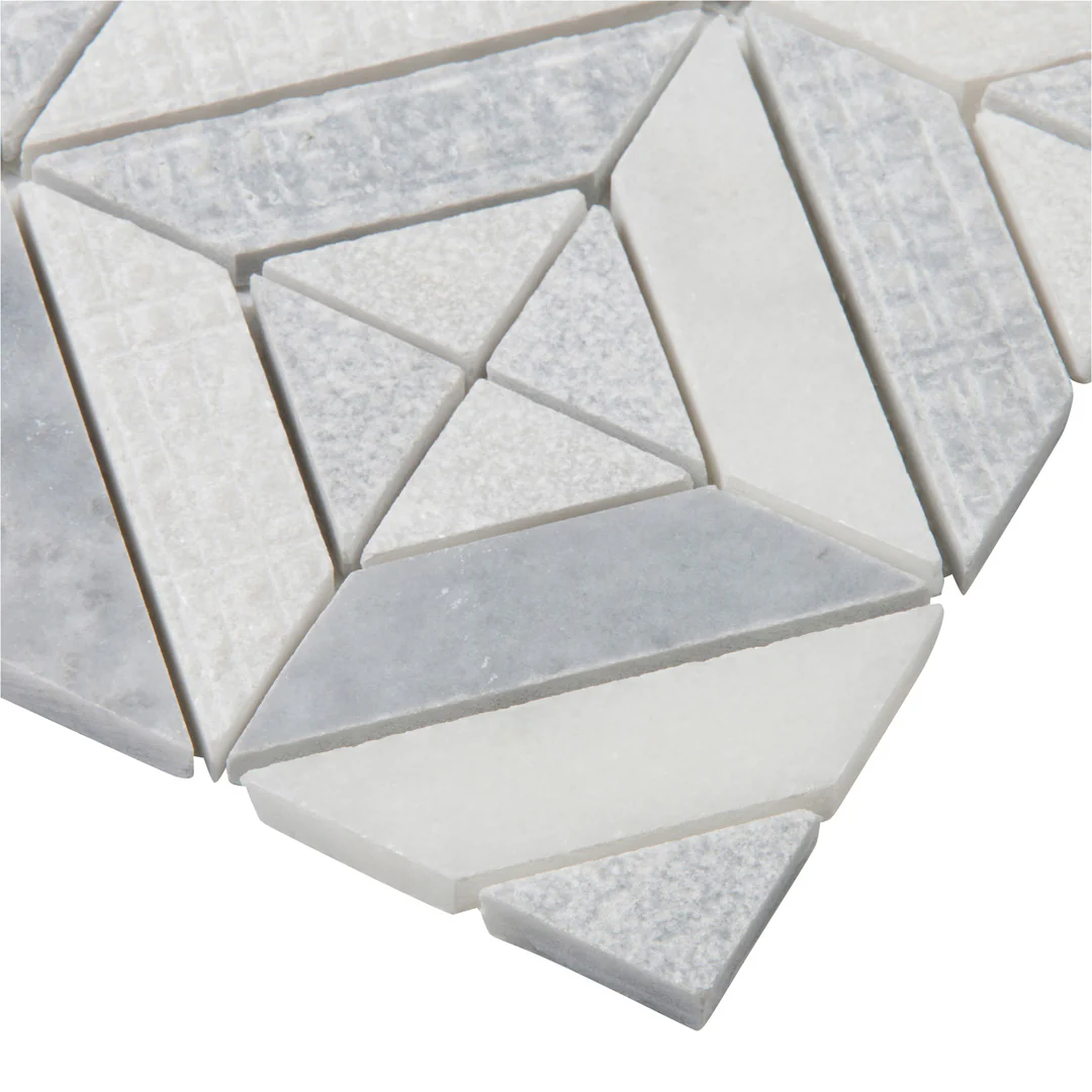 Shift Matrix Mosaic 12X12 Grey/White Textured - Image 4