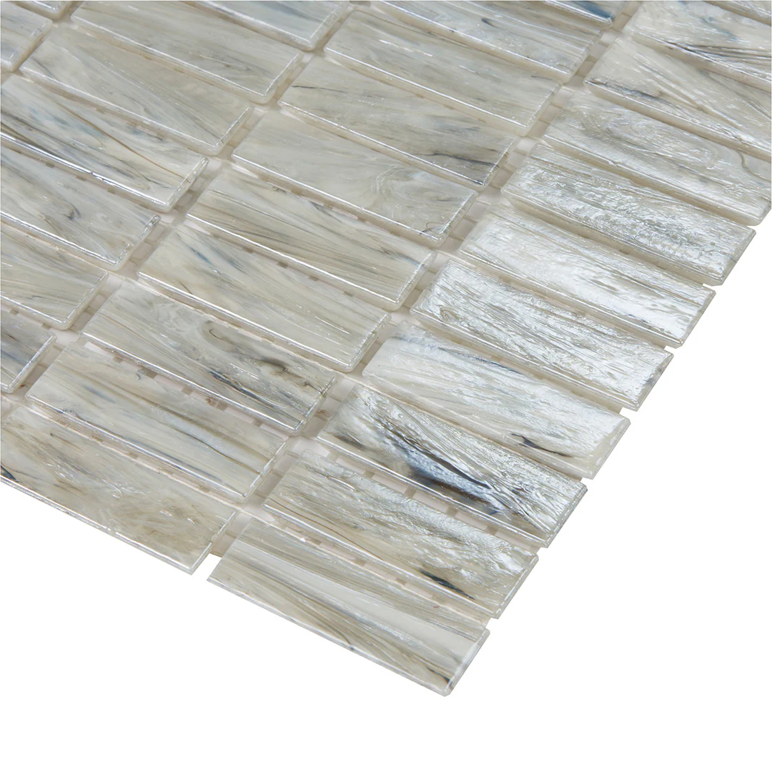Shimmer Rectangle Mosaic 12X12 Driftwood Textured - Image 3