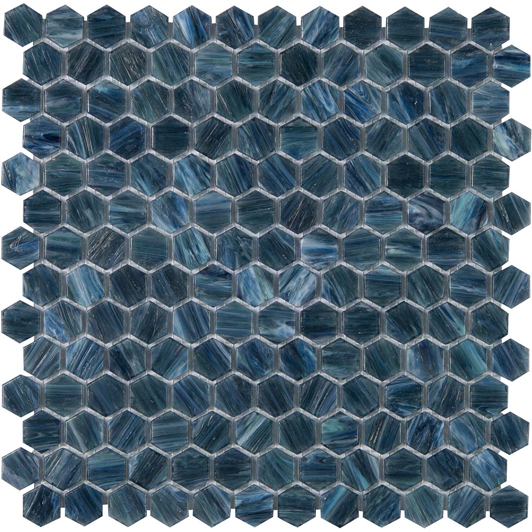 Shimmer Hexagon Mosaic 12X12 Marina Textured - Image 2