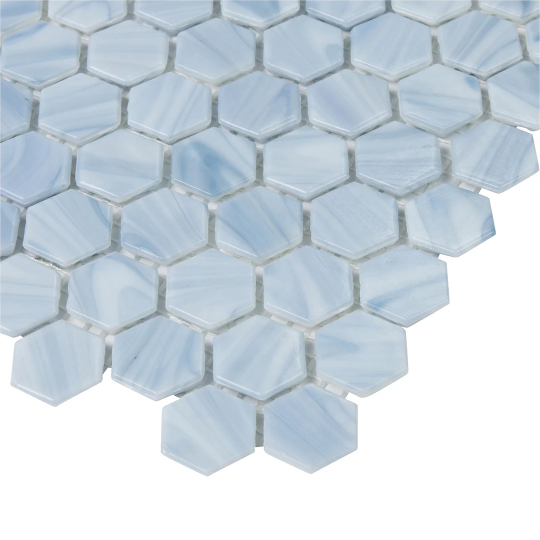 Shimmer Hexagon Mosaic 12X12 Tide Textured - Image 3