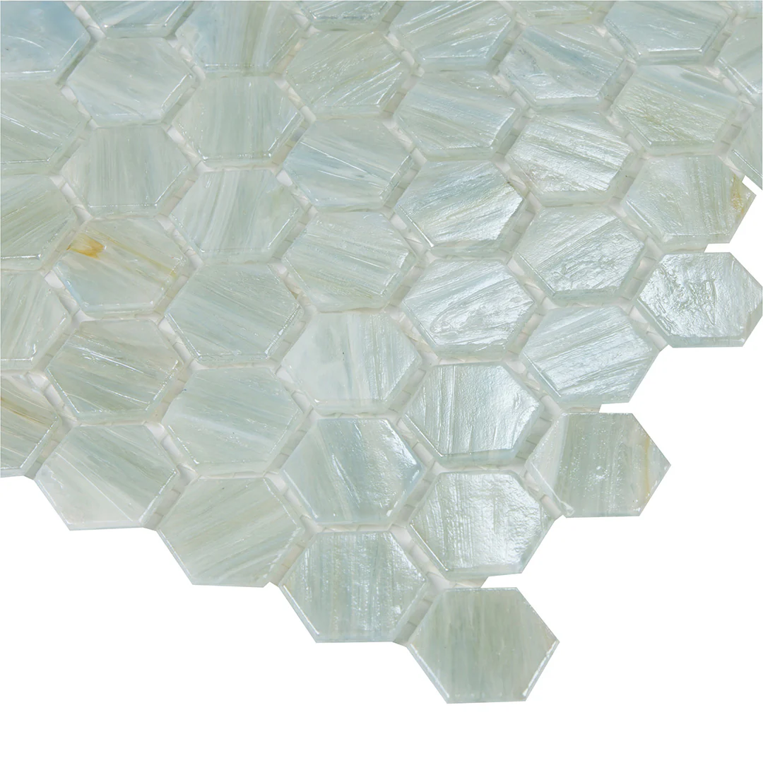 Shimmer Hexagon Mosaic 12X12 Waters Edge Textured - Image 3