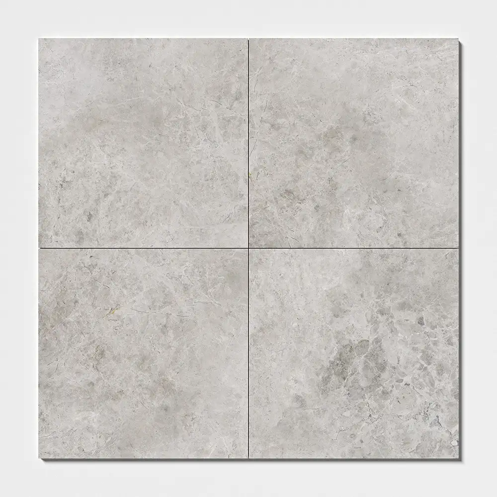 Silver Clouds Marble 24X24 Silver Shadow Polished