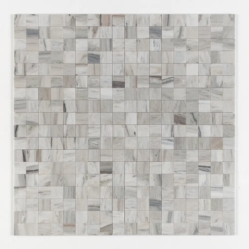 Skyline Honed Marble 2X2 Square Mosaic 12X12 Skyline Honed