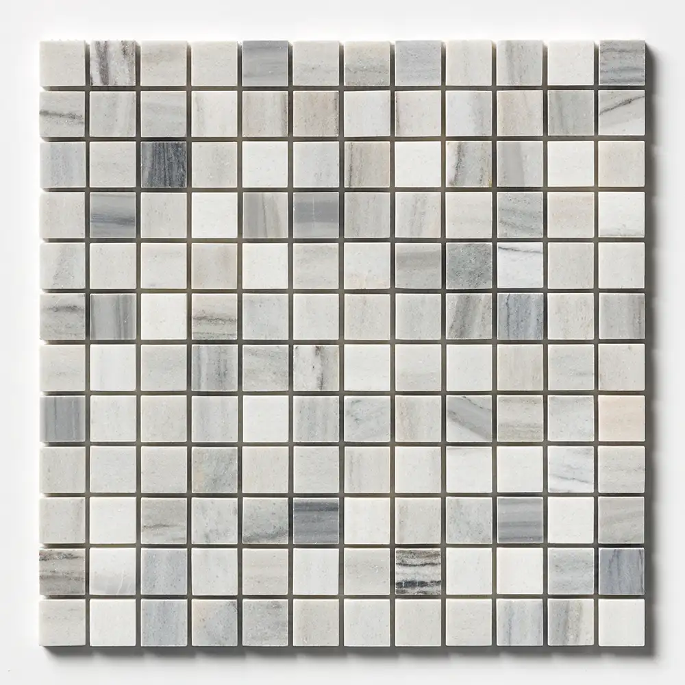 Skyline Honed Marble 1X1 Square Mosaic 12X12 Verona Honed - Image 2