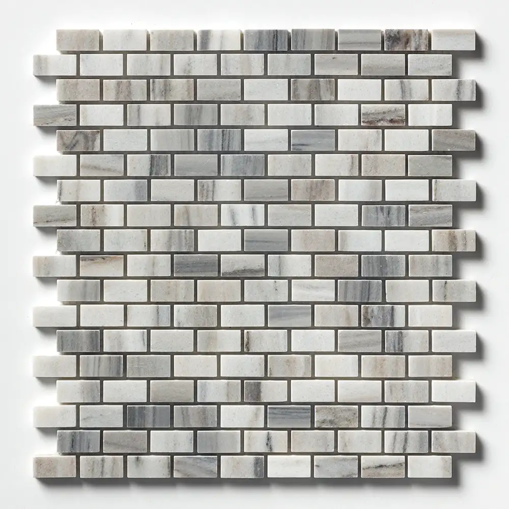Skyline Polished Marble Offset Stacked Mosaic 12X12 Verona Polished - Image 2