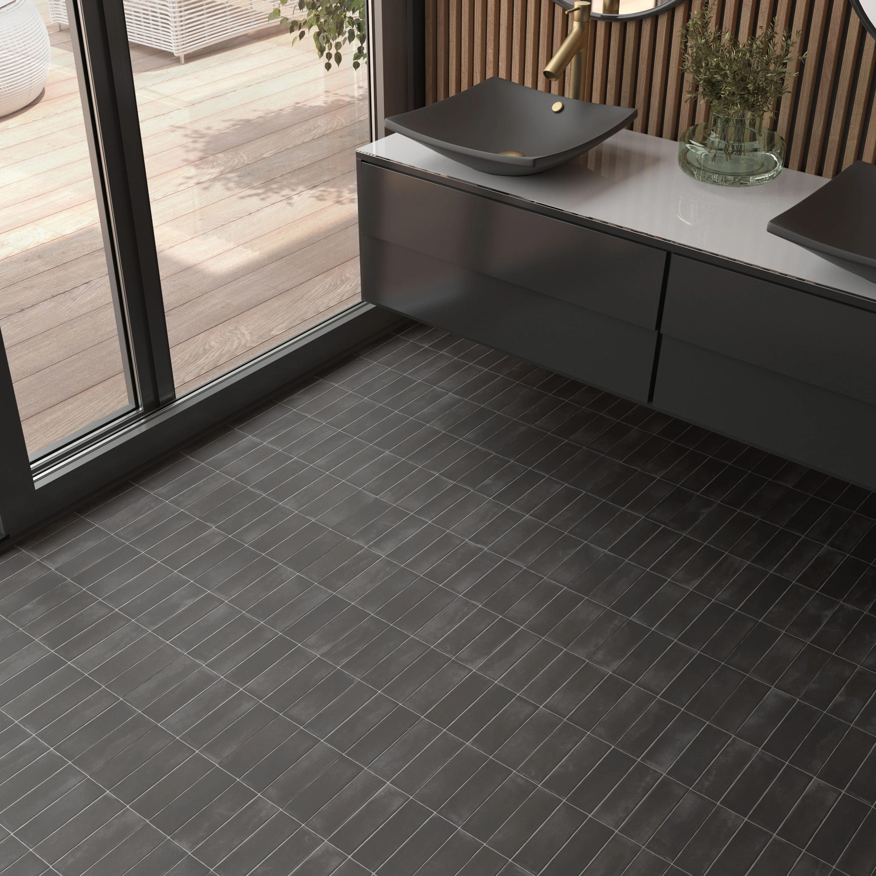 Soco Porcelain 2X6 Black Matte - Image 2