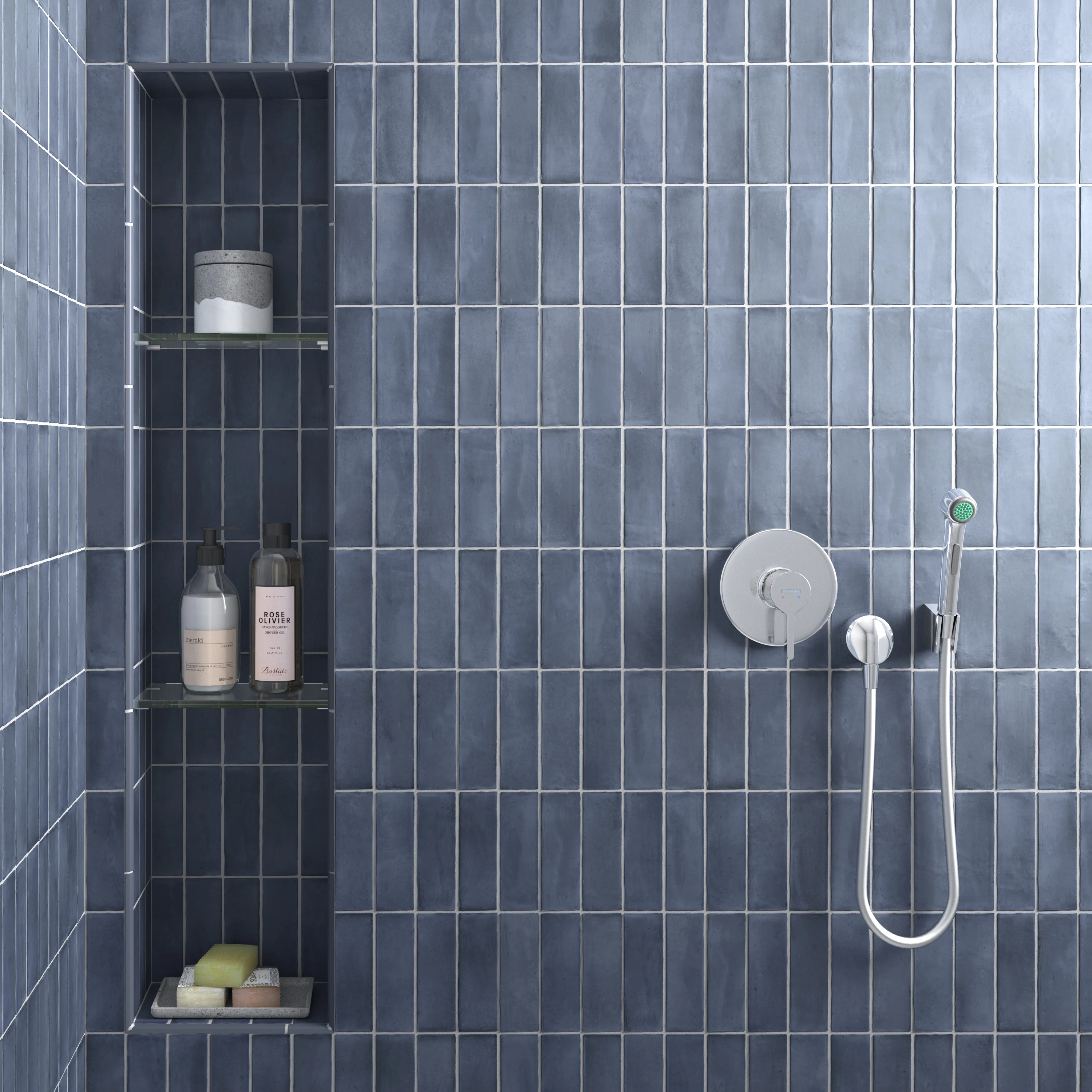 Soco Porcelain 2X6 Blue Matte - Image 2