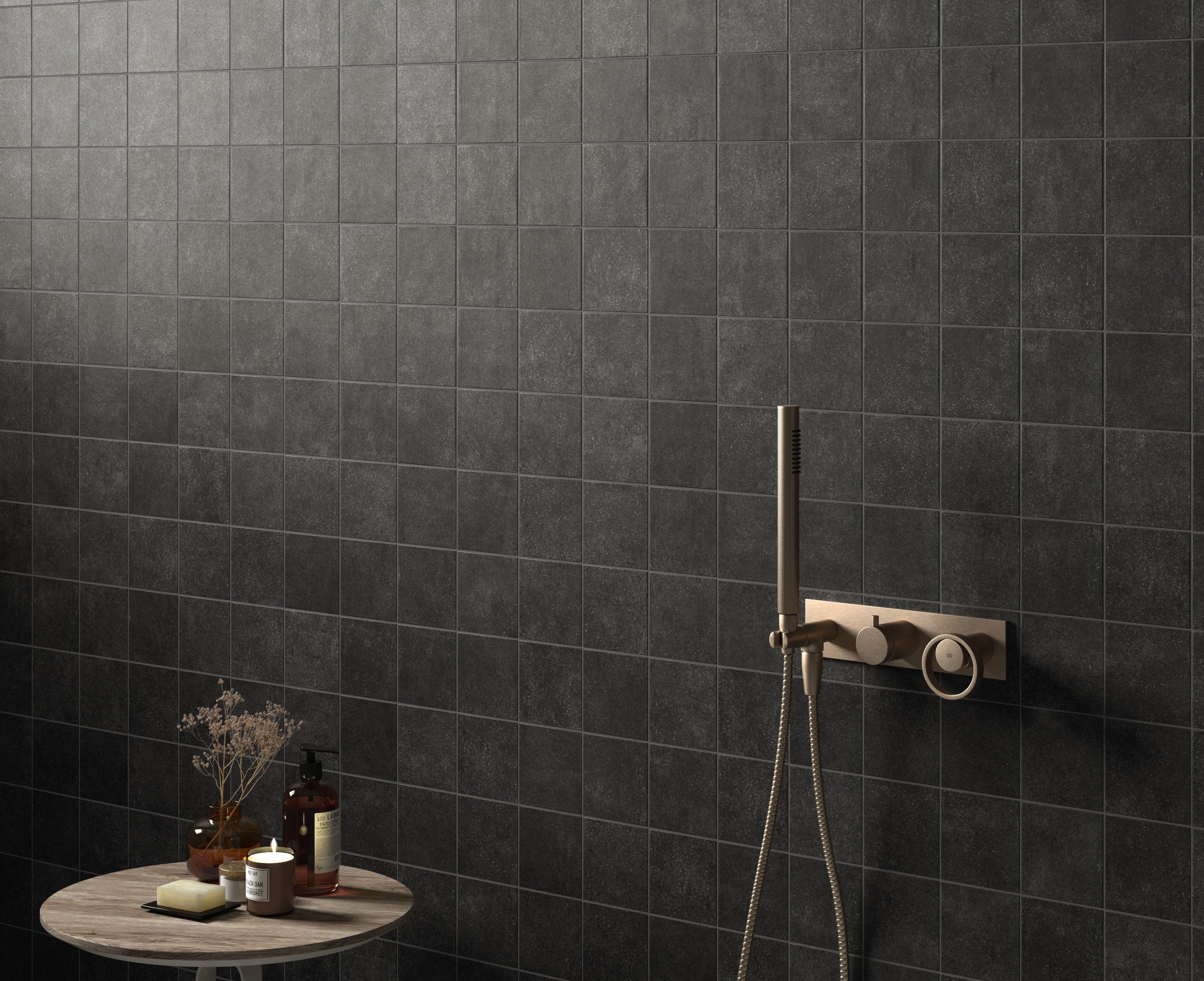 Stage Porcelain Tile 4X4 Charcoal Natural - Image 5