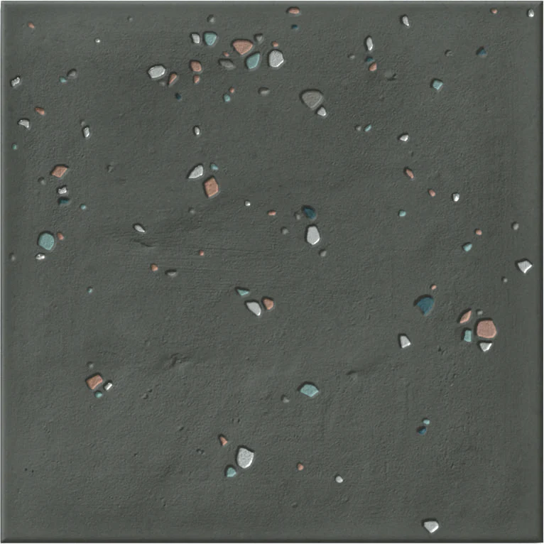 Stardust Pebbles Matte 6X6 Nero - Image 3