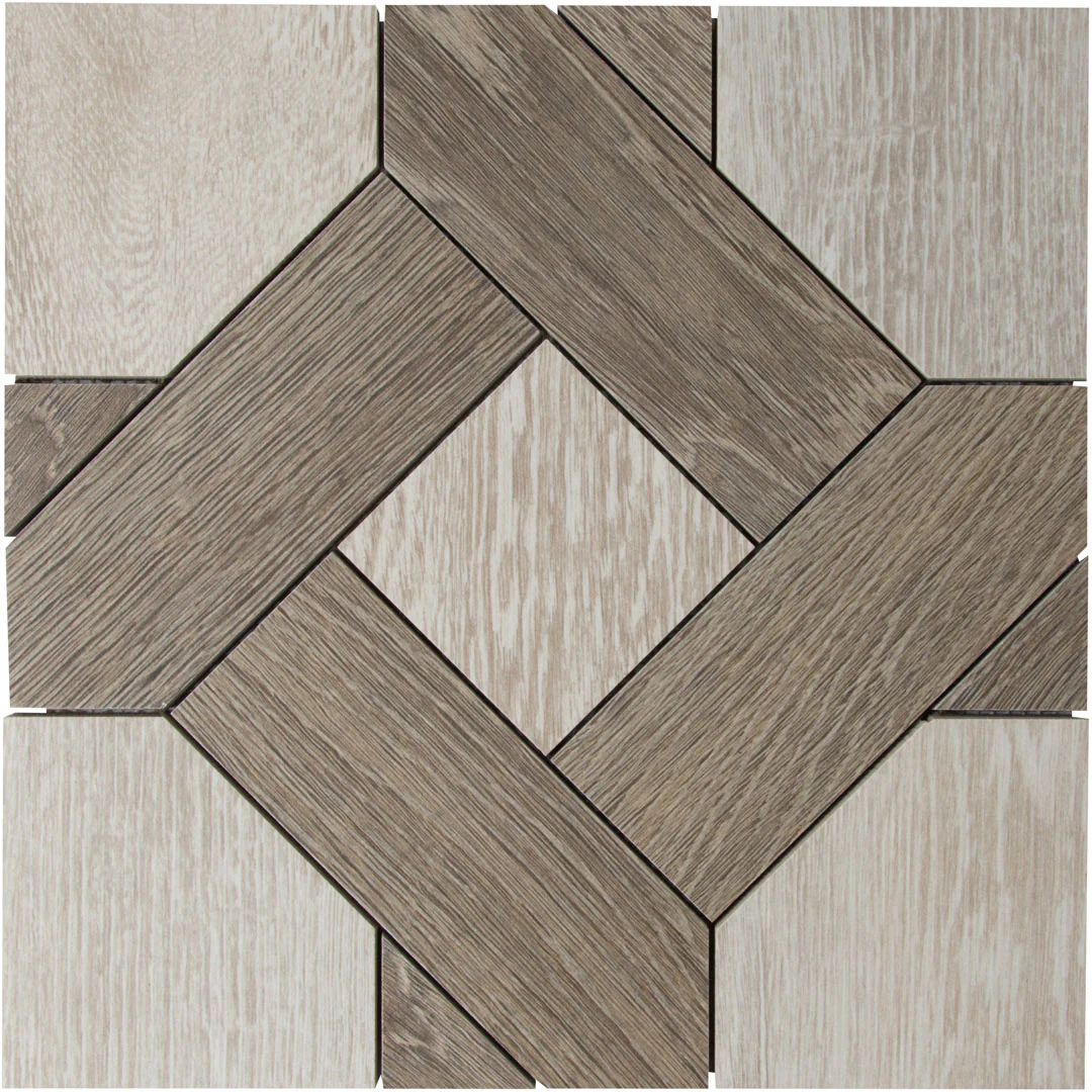 Sterling Row Classic Fit Mosaic 12X12 Charcoal Natural - Image 2