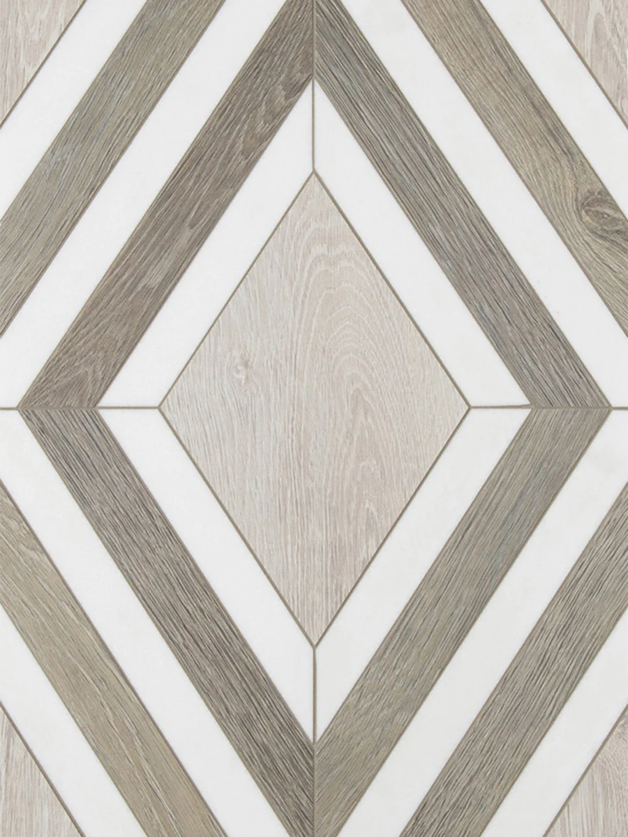 Sterling Row Mosaic 15-1/4X24-15/16 Linen Natural