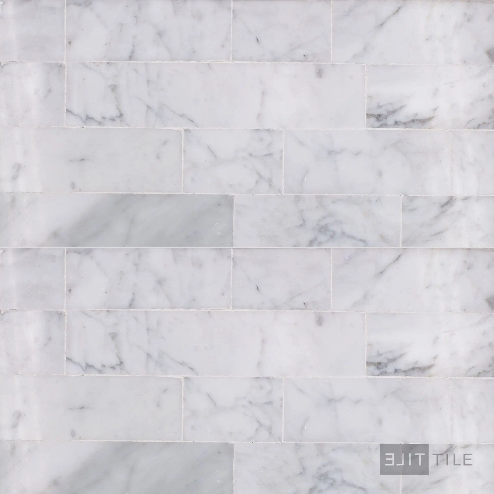 Sto-Re Culture Pattern Marble Mosaic 6X24 Carrara Polished