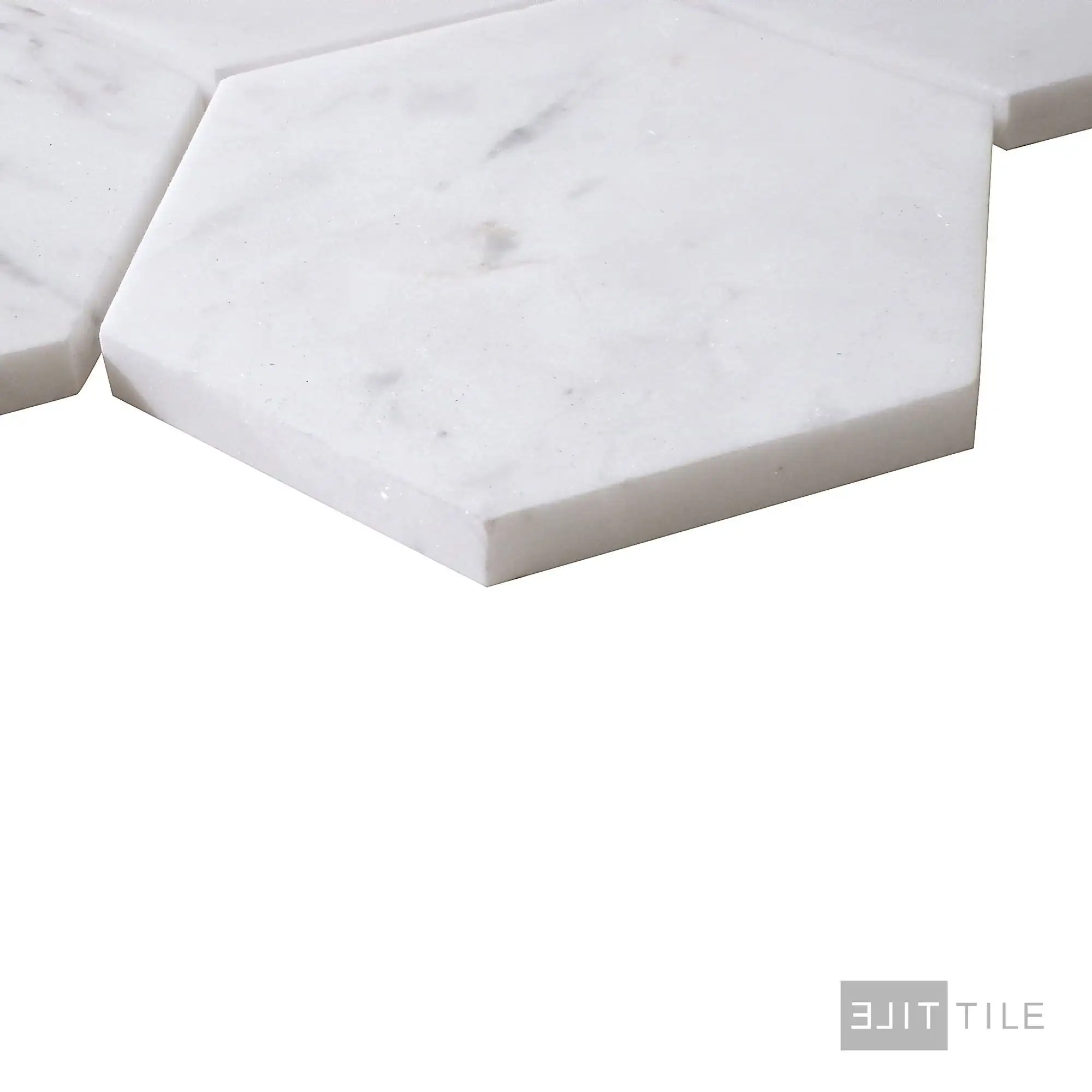 Sto-Re 4X4 Hexagon Marble Mosaic 11X11 Volakas Polished - Image 3