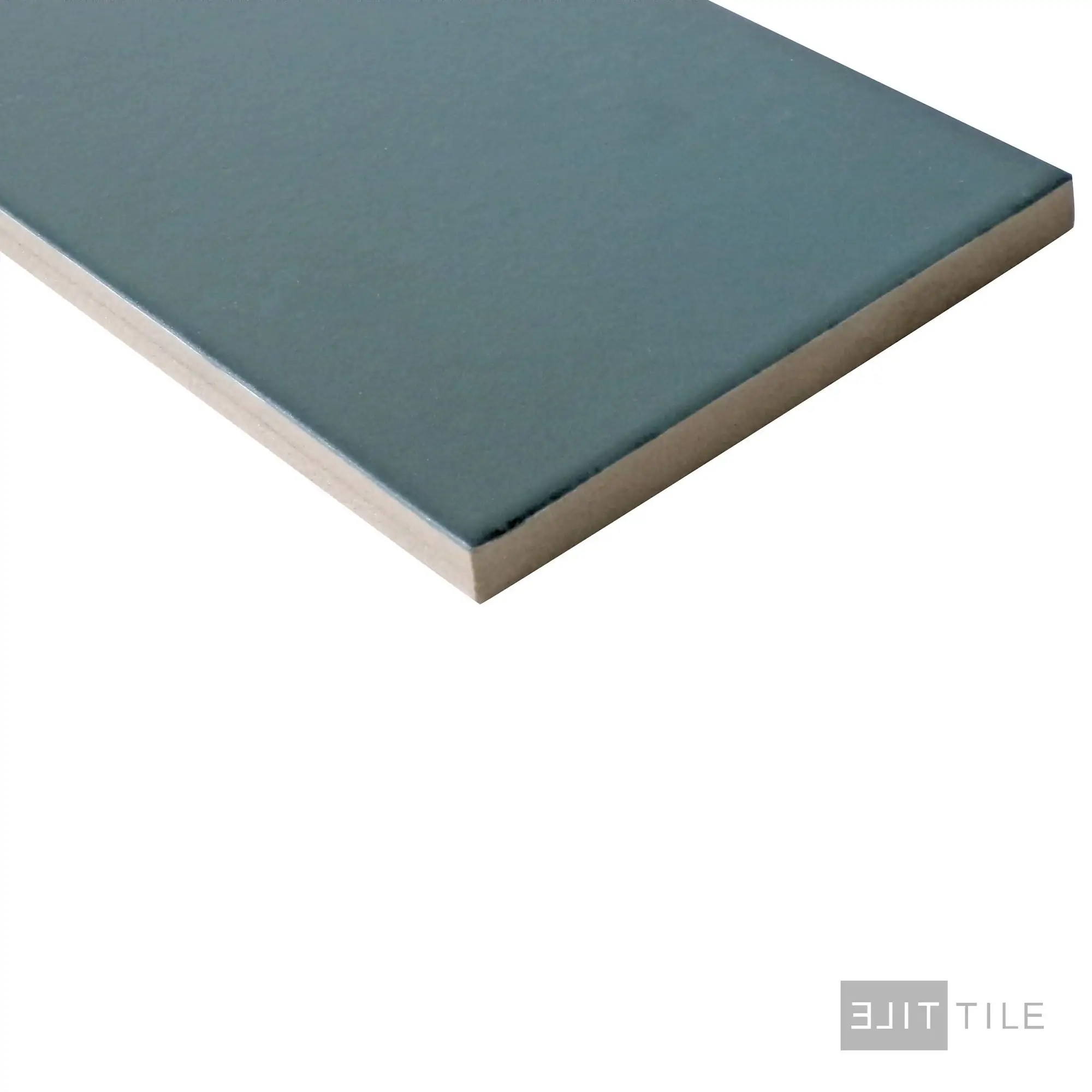 Stromboli Porcelain Field Tile 3.5X14.5 Viridian Green Matte - Image 4