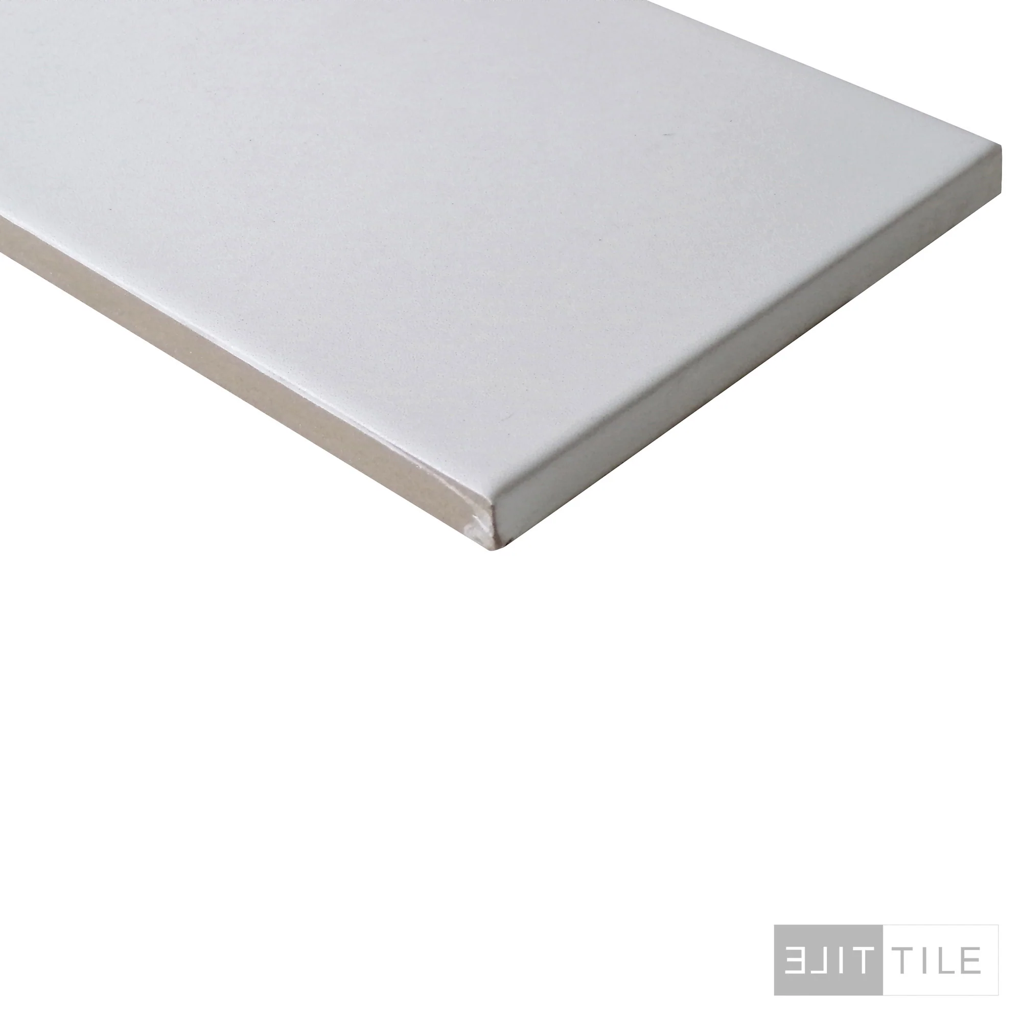 Stromboli Porcelain Tile 3.5X14.5 White Plume Matte - Image 3