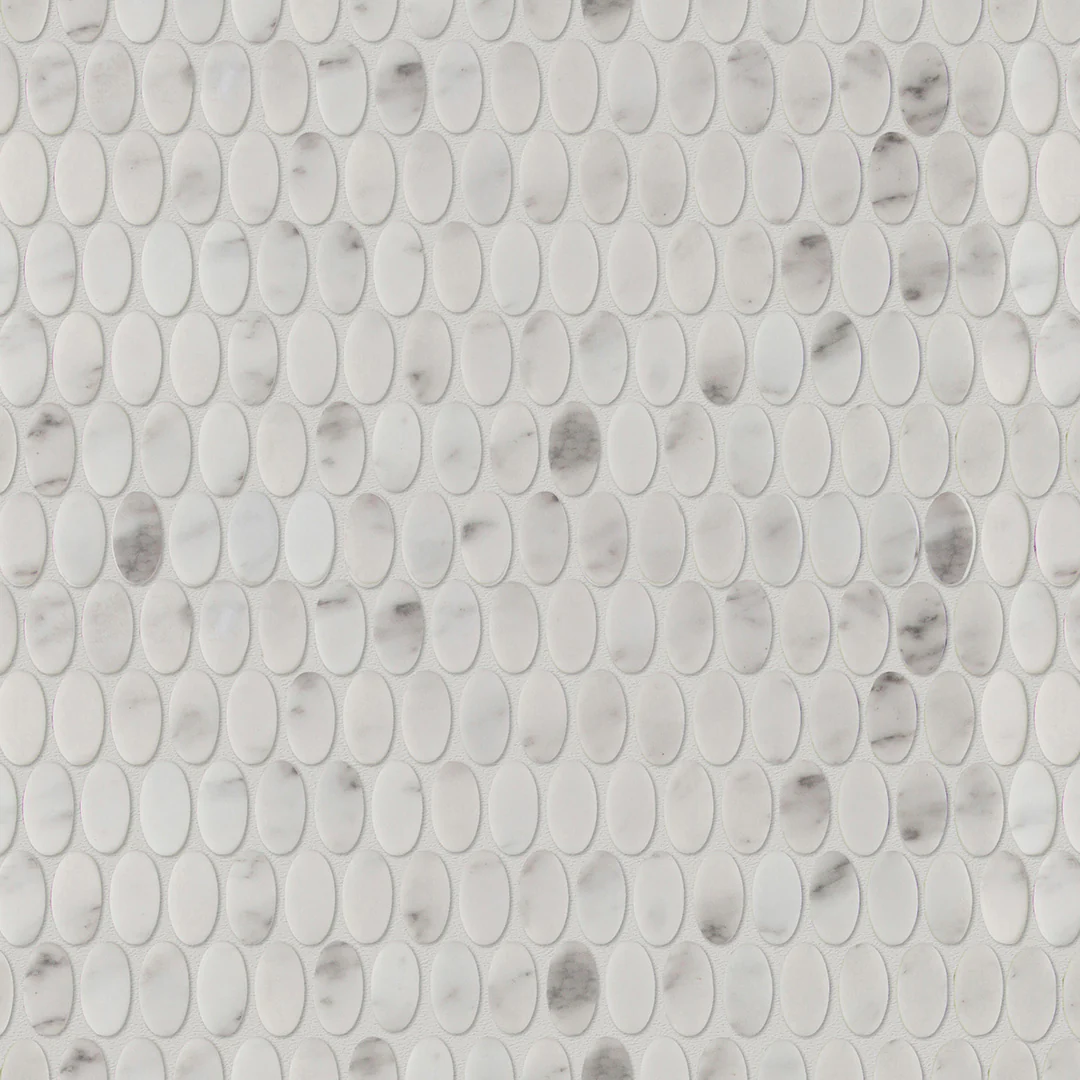 Studio Marble Impressions Eyelet Mosaic 12X12 Grey/White Honed