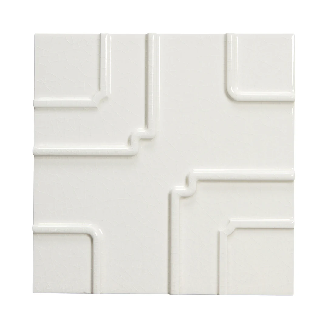 Studio Moderne Deco 10X10 Ecru Gloss - Image 2