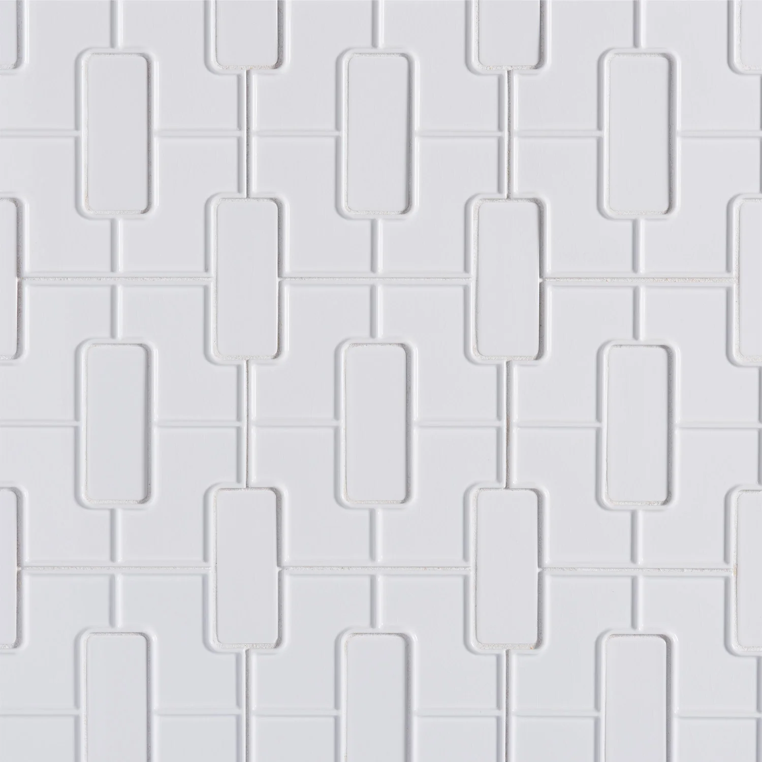 Studio Moderne Deco 7-1/2X6-3/4 Plaster Gloss