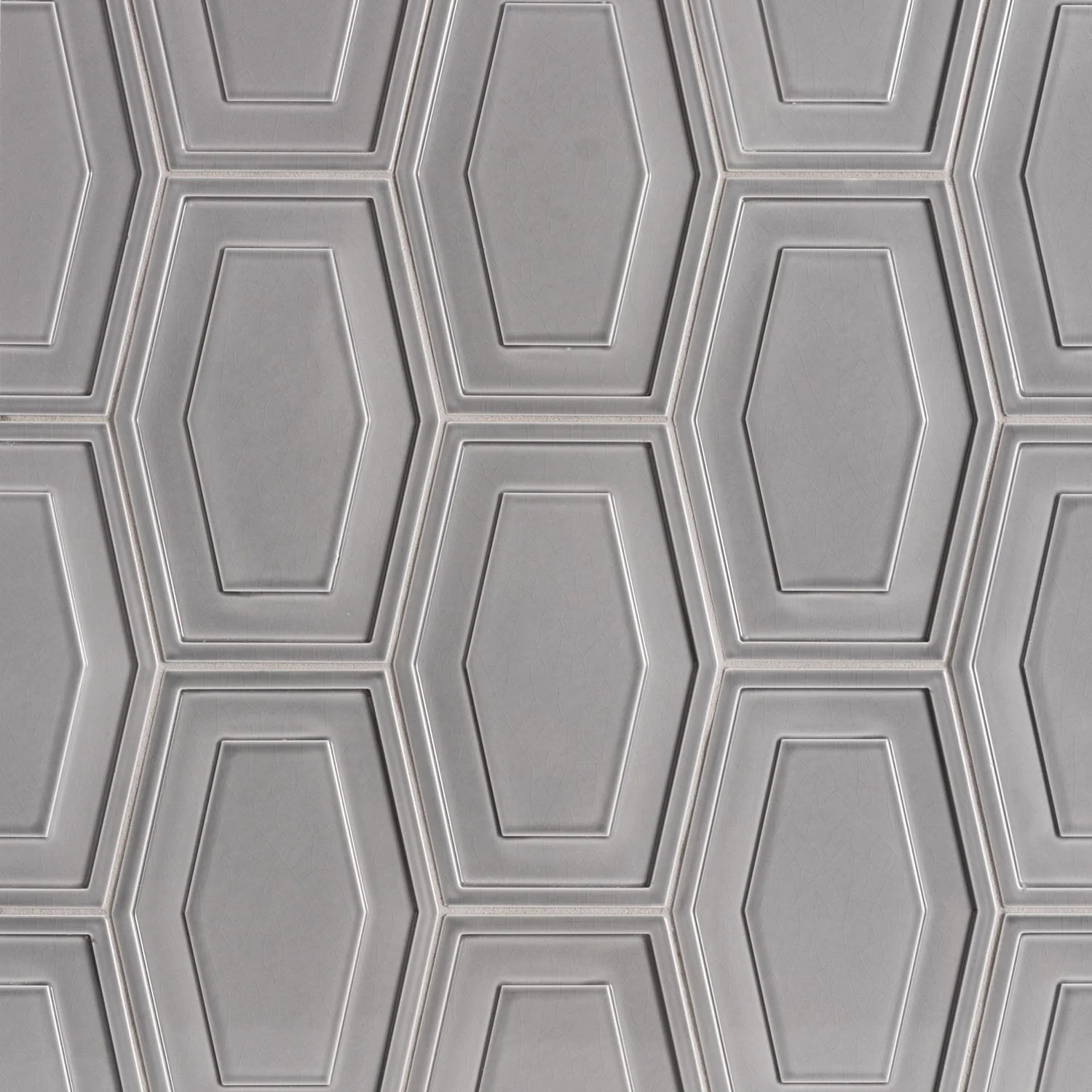 Studio Moderne Deco 5-3/8X9 Sterling Gloss