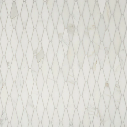 Studio Moderne Stone Petite Mosaic 12-1/16X6-13/16 Calacatta Honed