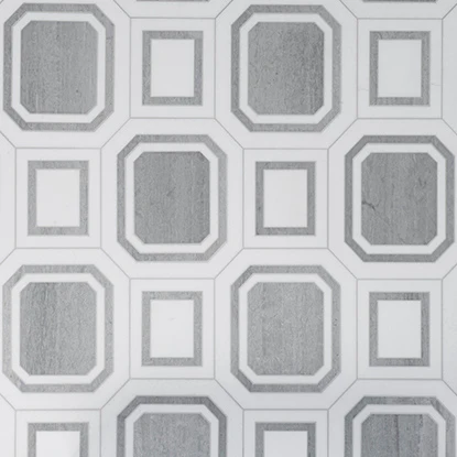 Studio Moderne Stone Mosaic 16-1/4X7-1/4 Steel Grey Honed