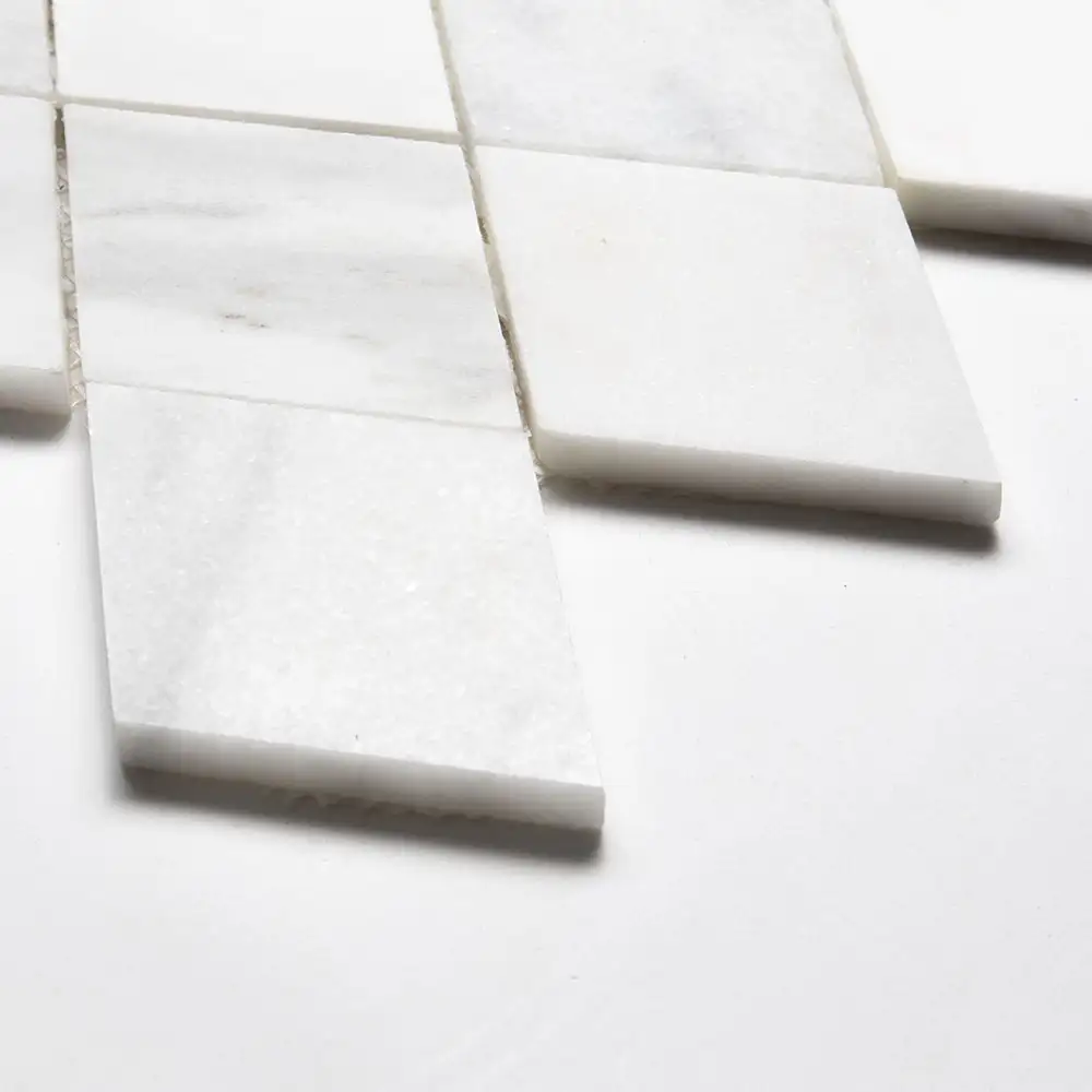 Talya Almas Mosaic 9-5/16X10.5 Afyon White Avenza Light Dolomite Glacier Multi Finish - Image 3