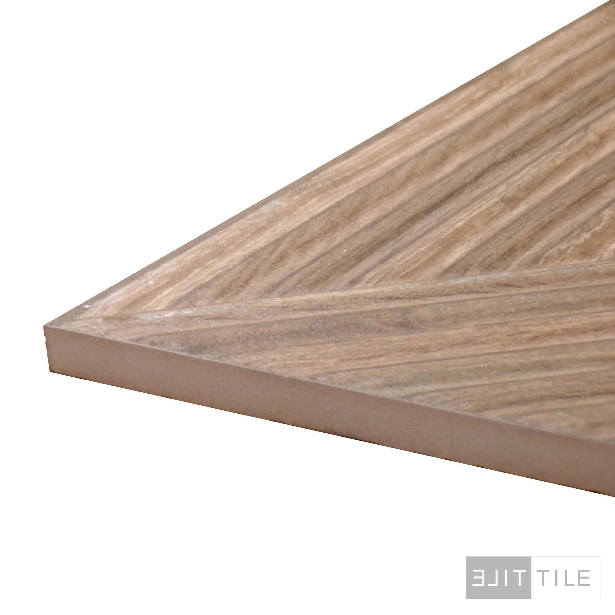 Tangram Ceramic Deco 12.4X39.4 Walnut Matte - Image 4