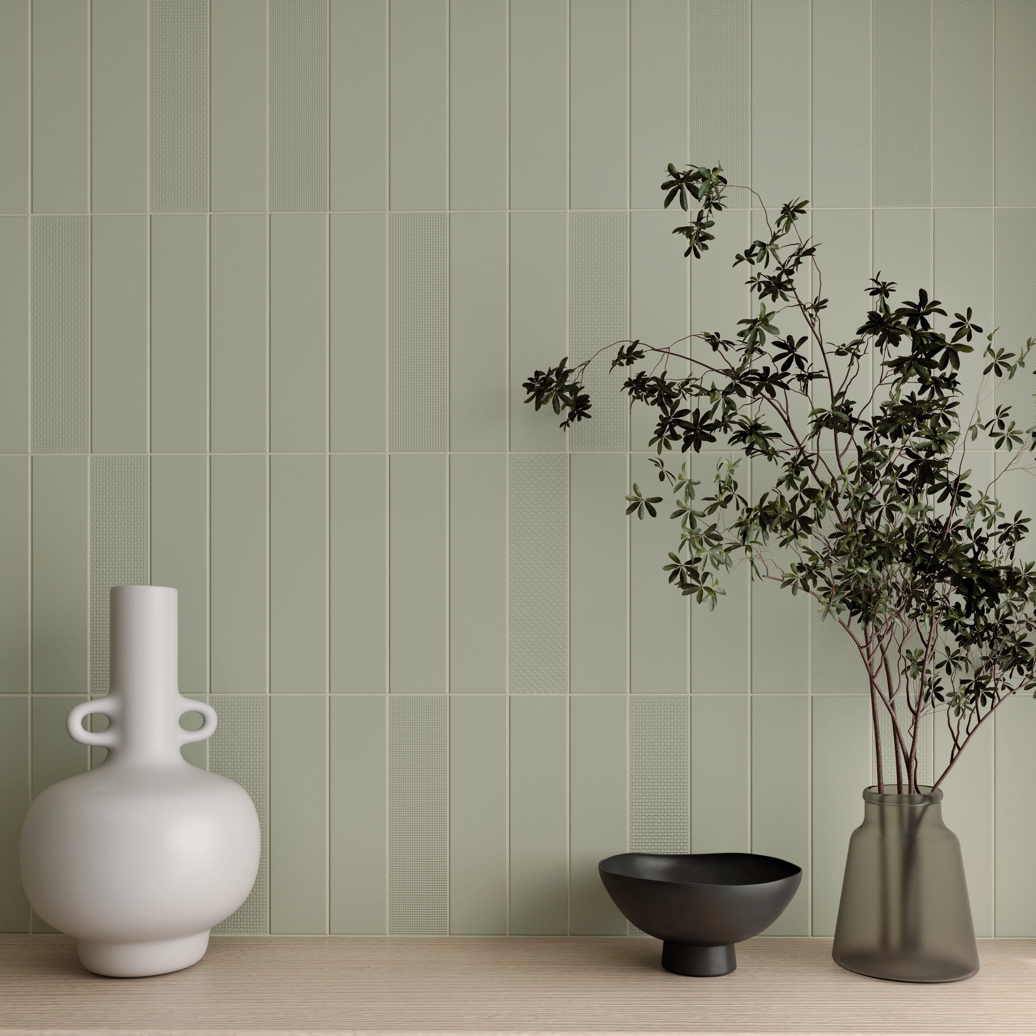 Texiture Pattern Matte 2.5X10 Sage - Image 2