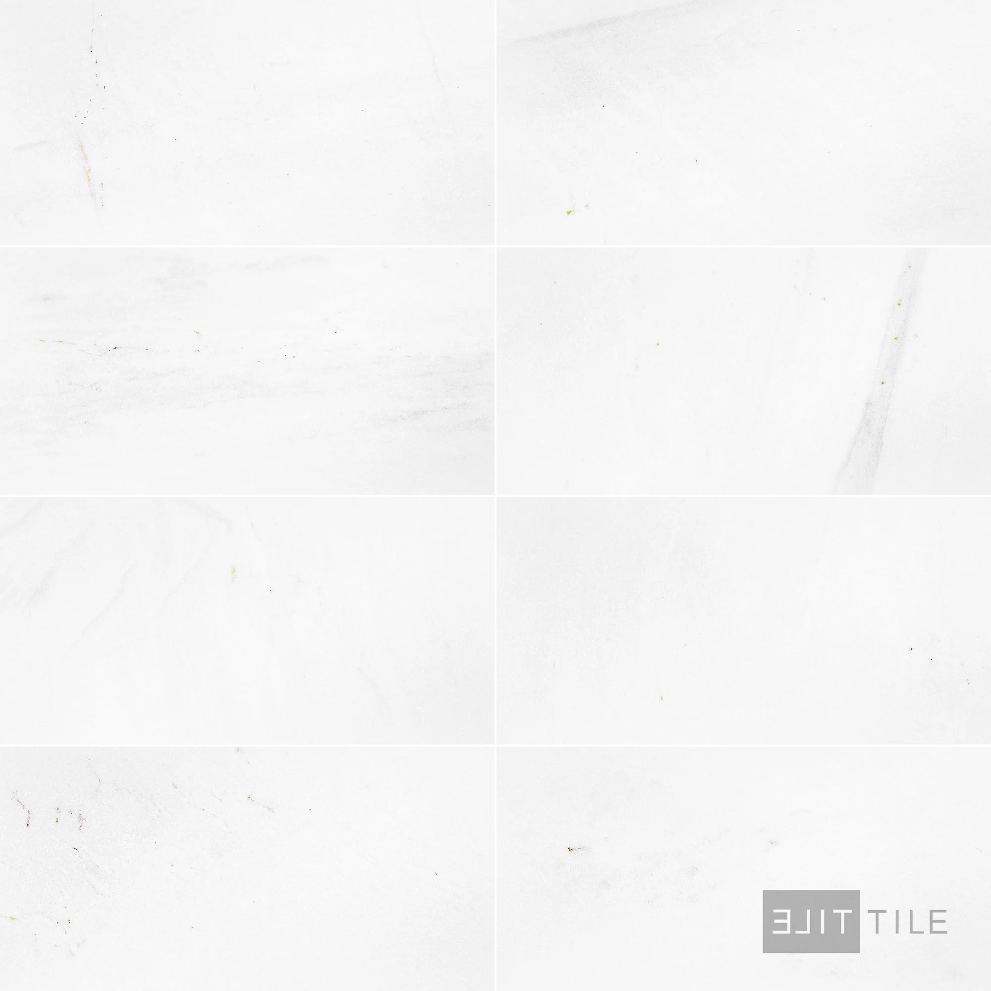 Thassos White Classic Marble 12X24 Honed