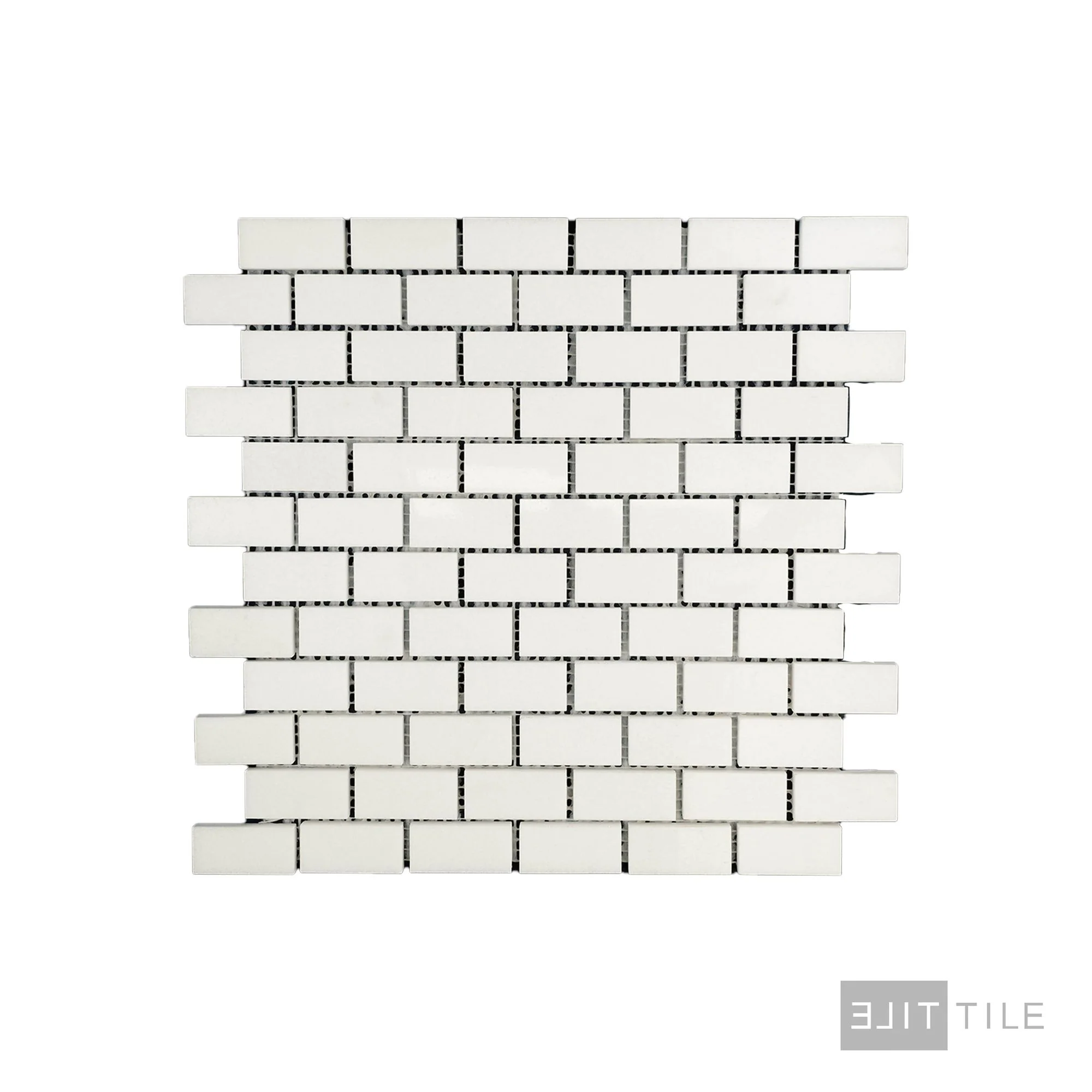 Thassos White Marble 1X2 Brick Polished Mosaic - Image 2