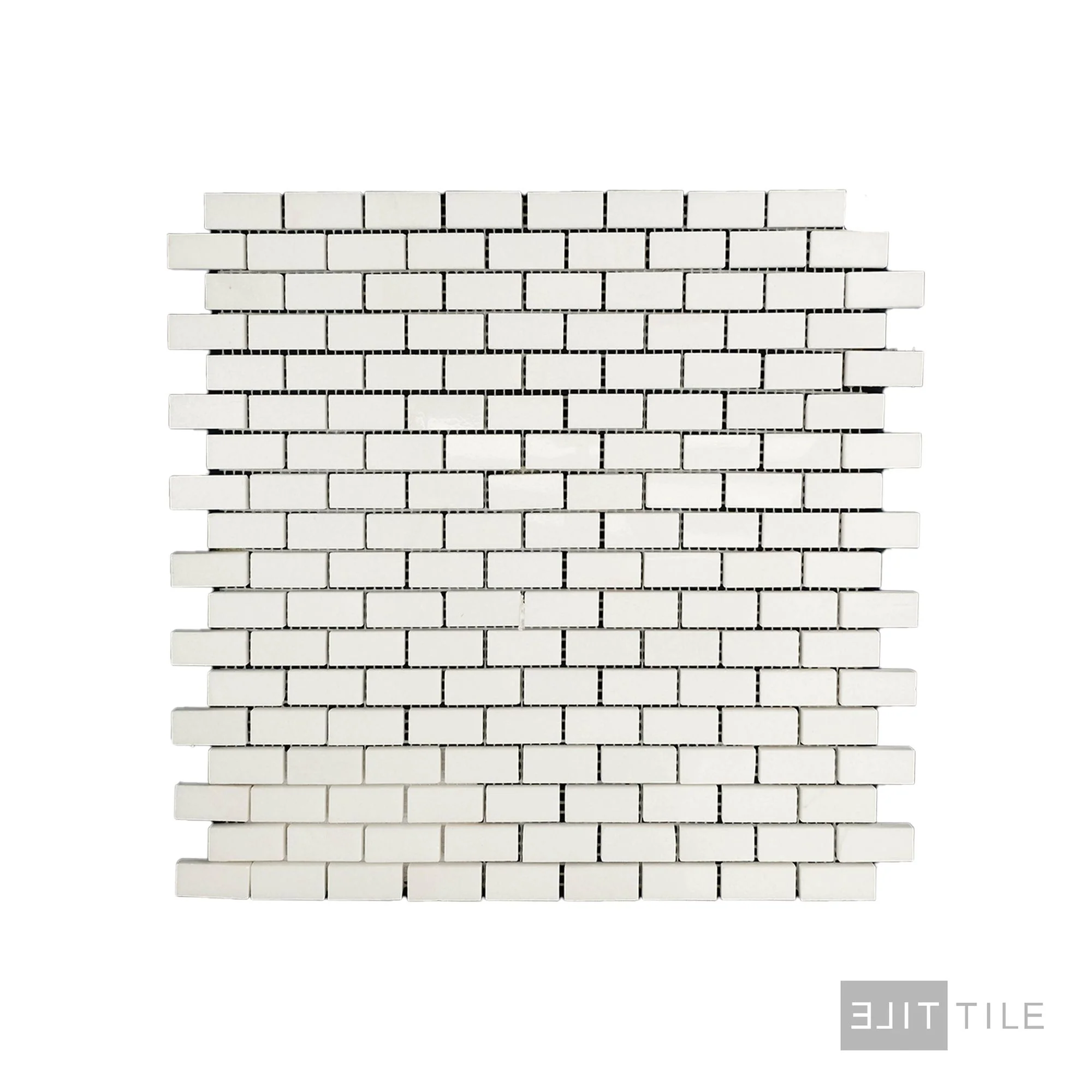 Thassos White Marble 5/8X1-1/4 Brick Polished Mosaic