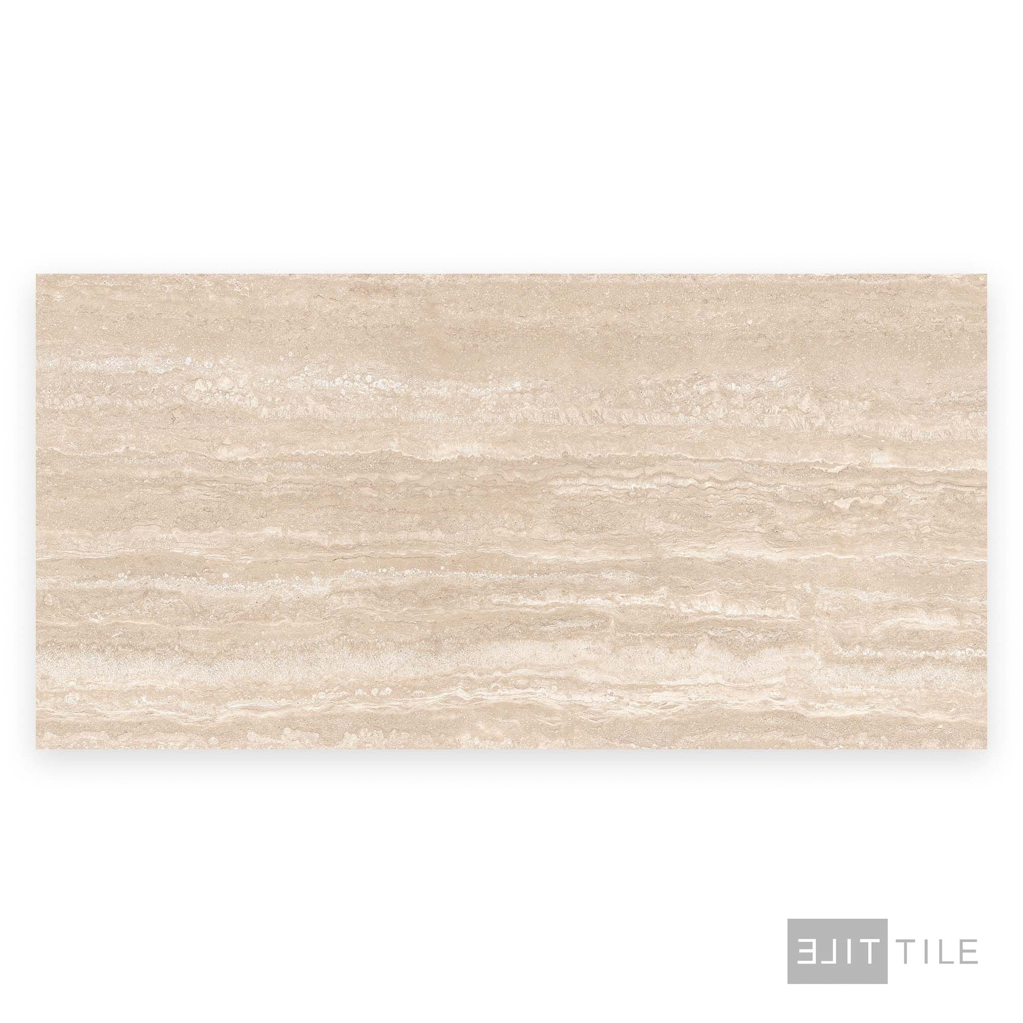 Travertine Veincut 24X48 Beige Matte - Image 3