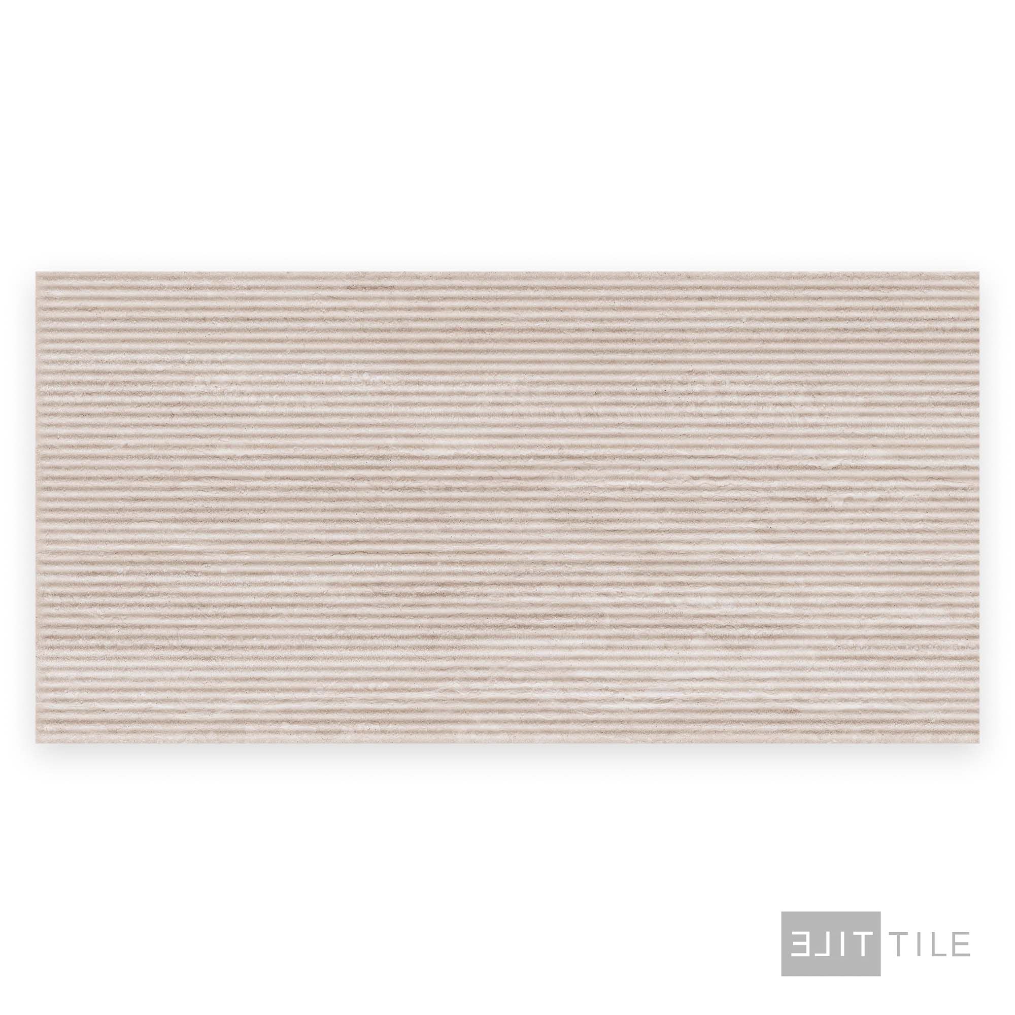 Travertine Veincut Canetto 3D 24X48 Bianco Matte - Image 3