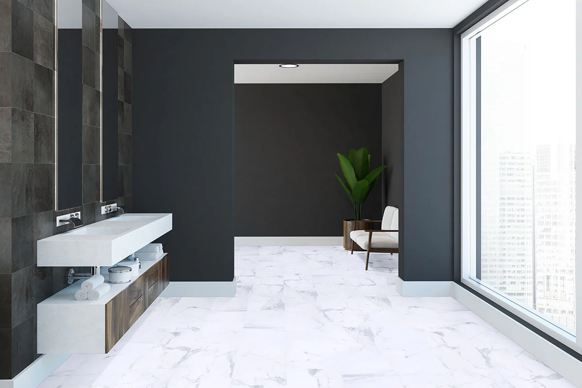 Trecento Calacatta Legend 12X24 Low Gloss Luxury Vinyl Plank - Image 4