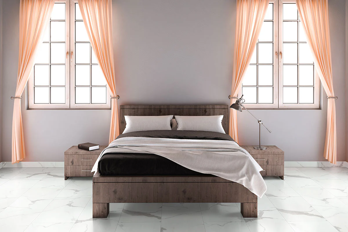 Trecento Calacatta Marbello 12X24 Low Gloss Luxury Vinyl Plank - Image 2