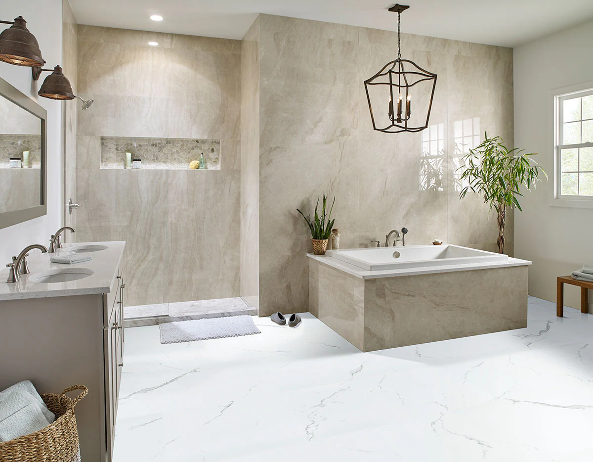 Trecento XL Calacatta Serra 18X36 Low Gloss Luxury Vinyl Plank - Image 2