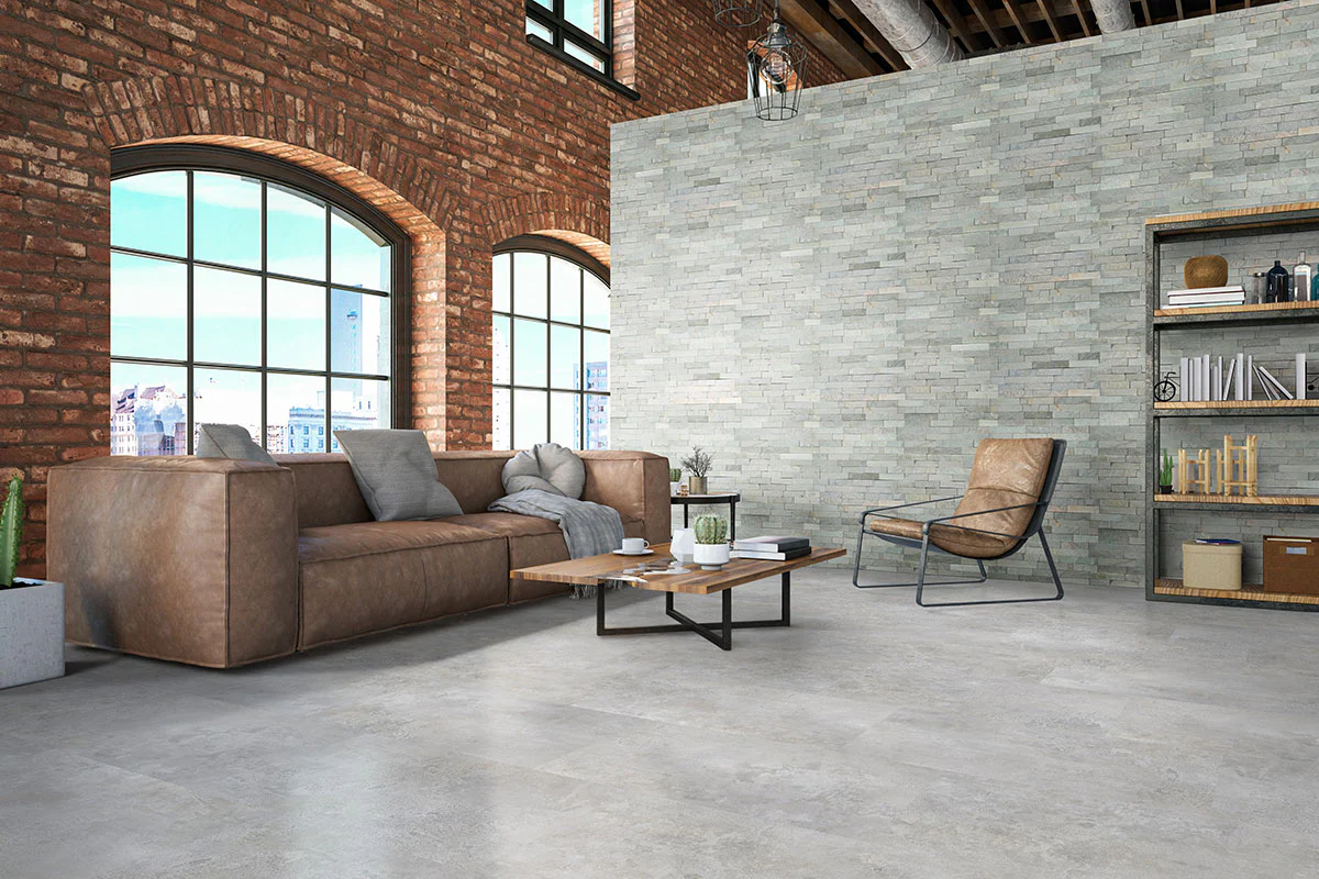 Trecento XL Mountains Gray 18X36 Low Gloss Luxury Vinyl Plank - Image 2